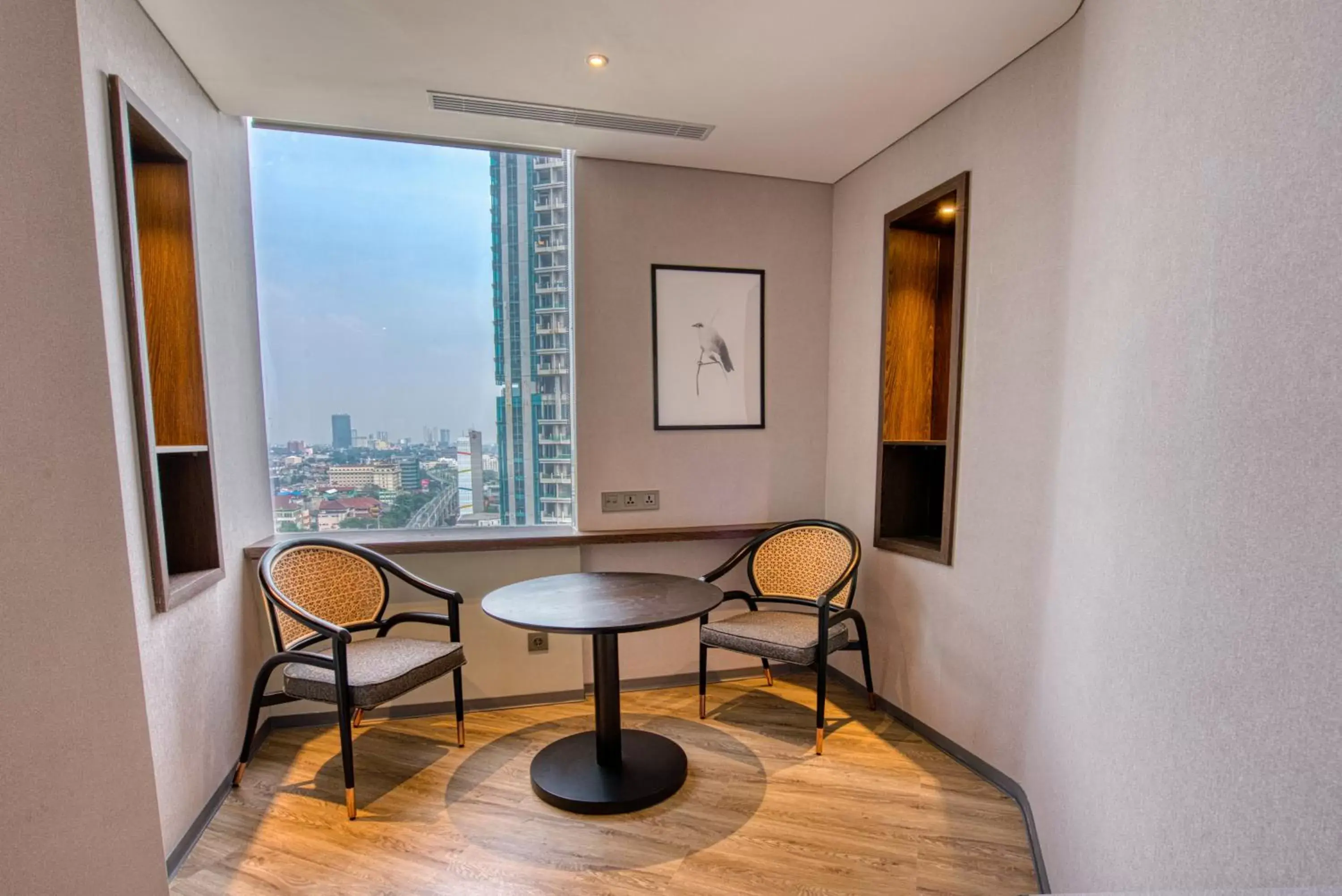 Seating area in Mercure Jakarta Gatot Subroto