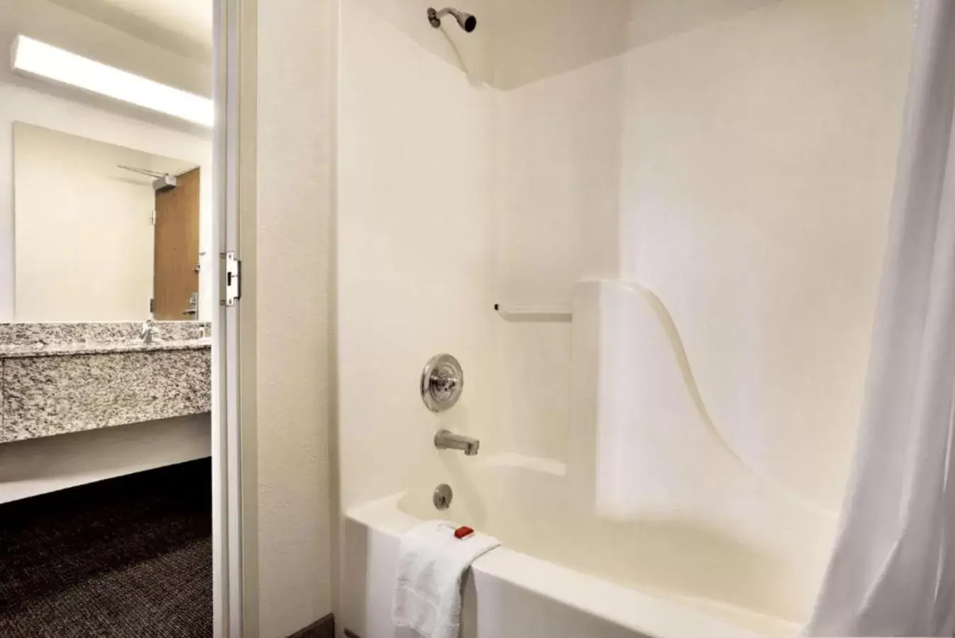 Bathroom in Travelodge by Wyndham Cheyenne