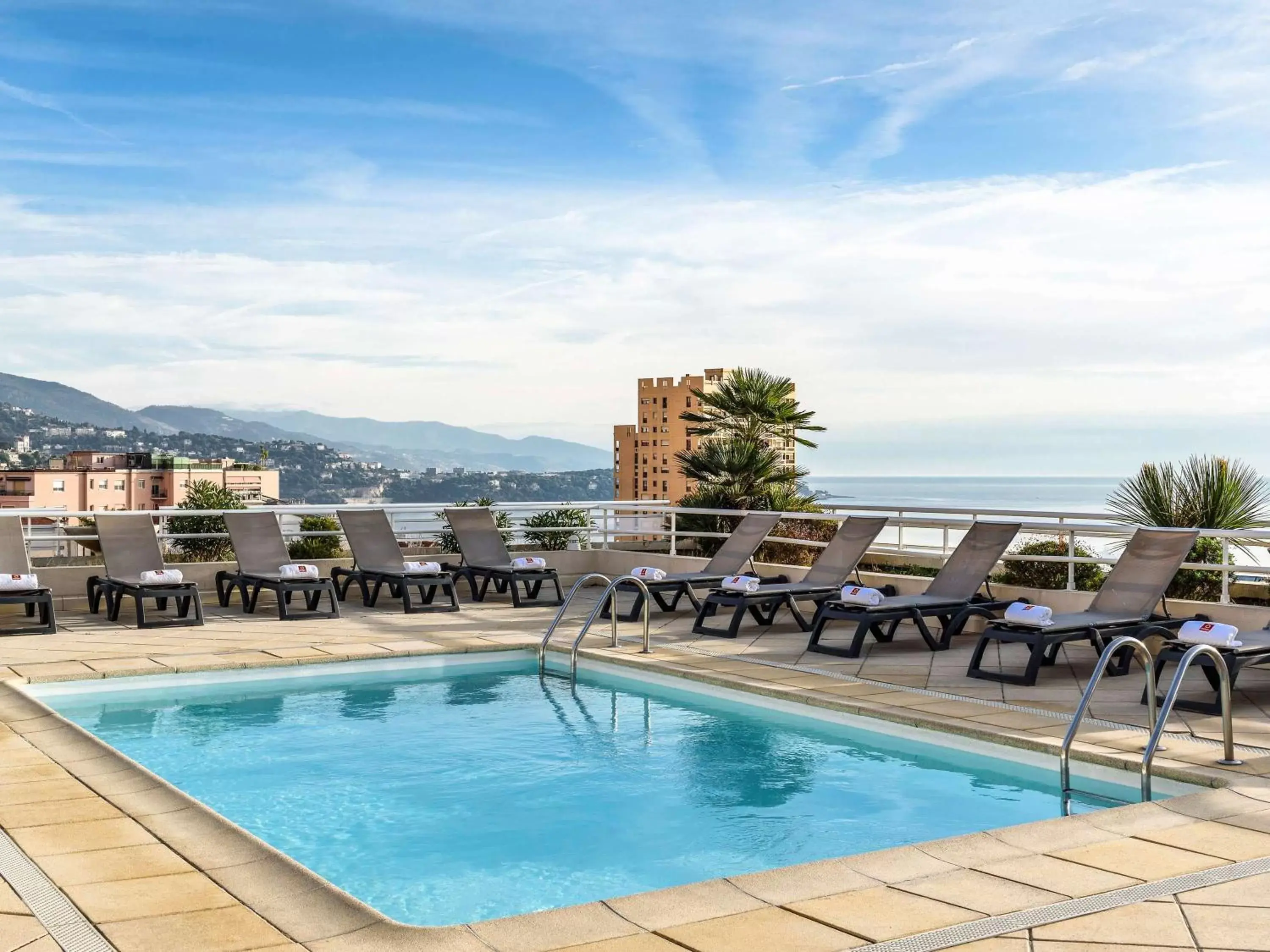 Property building, Swimming Pool in Aparthotel Adagio Monaco Palais Joséphine