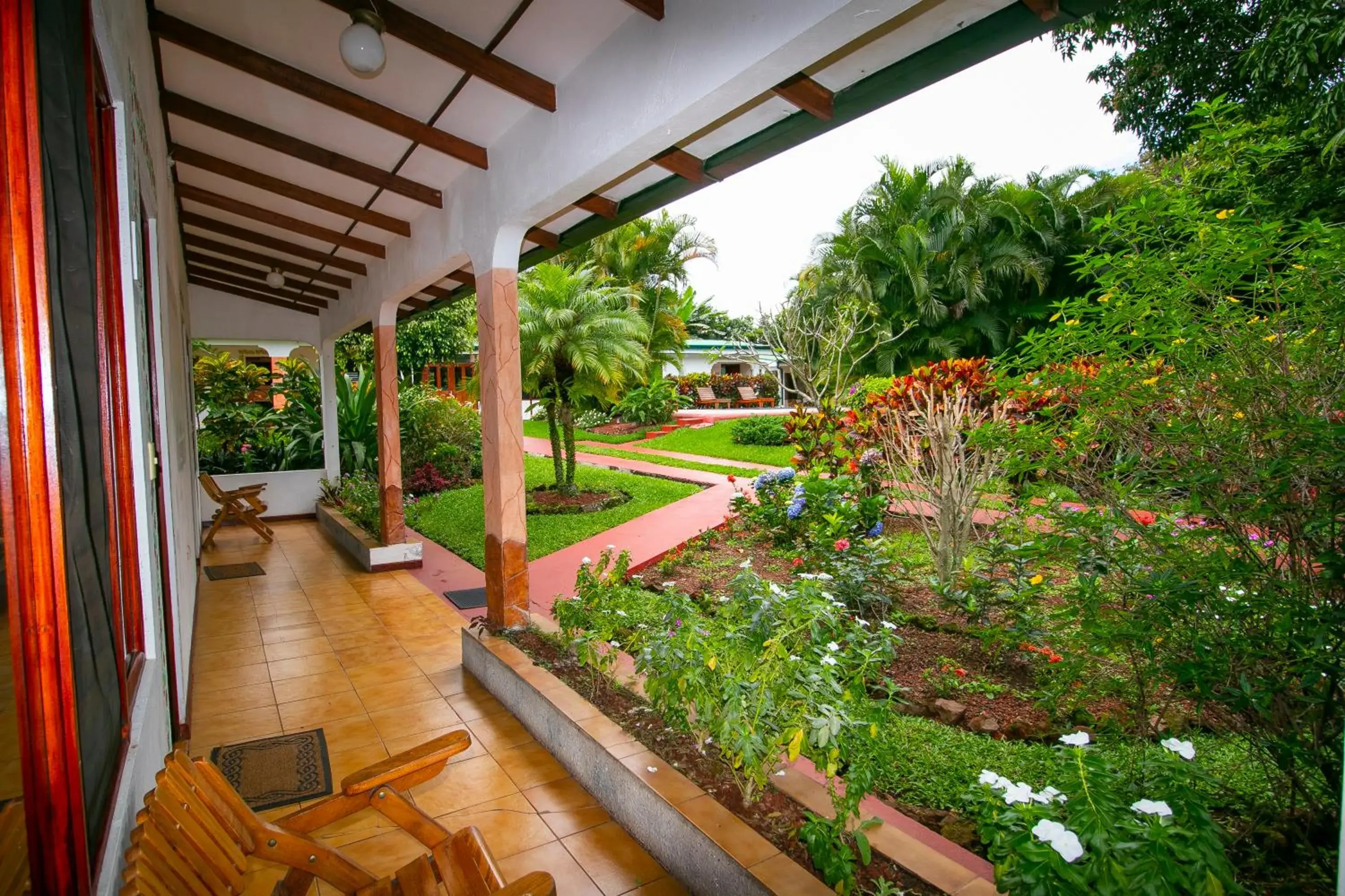 Balcony/Terrace, Pool View in Hotel La Rosa de America