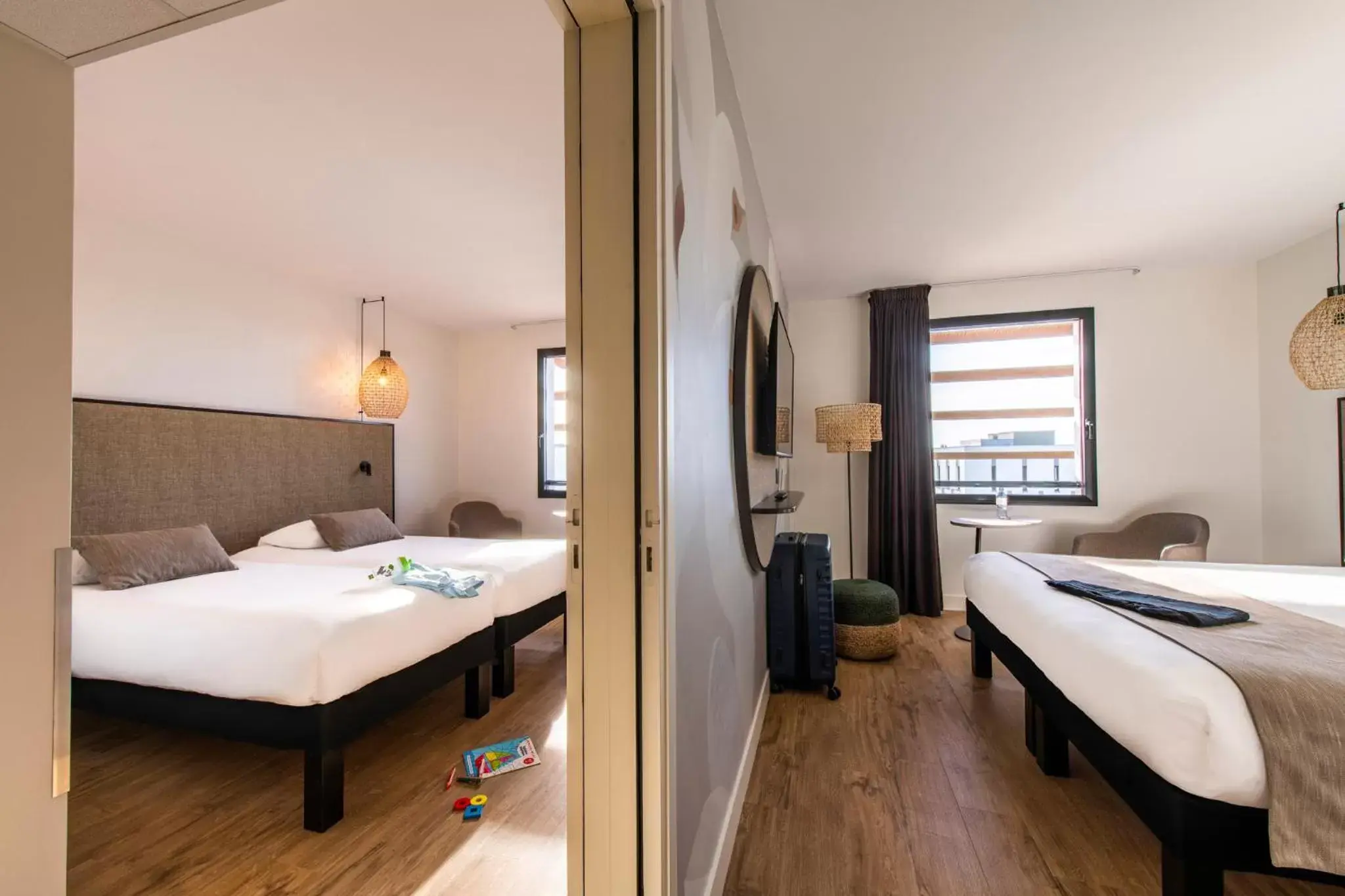 Bed in ibis Styles Rennes Cesson