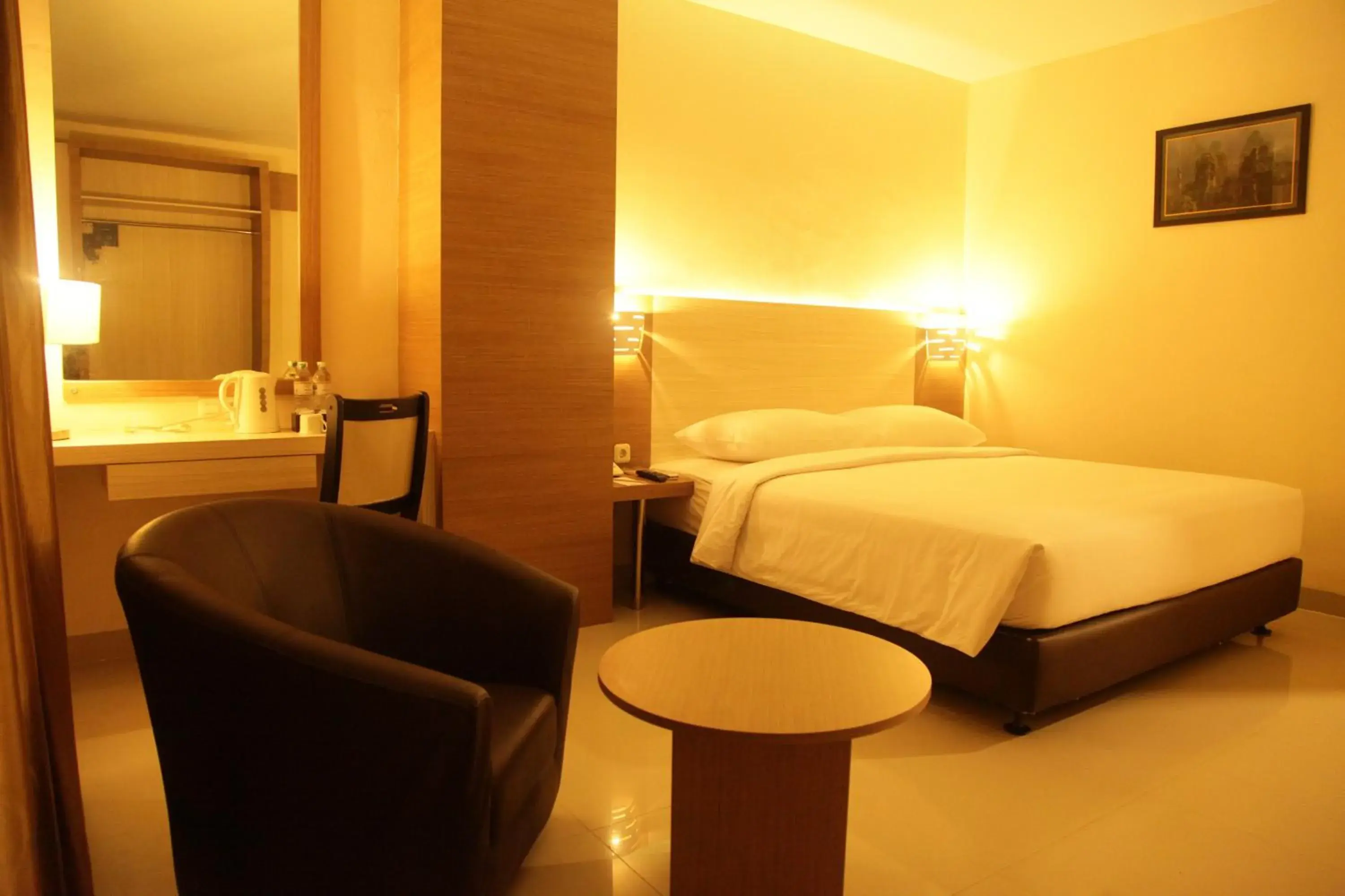 Bed in Winstar Hotel Pekanbaru