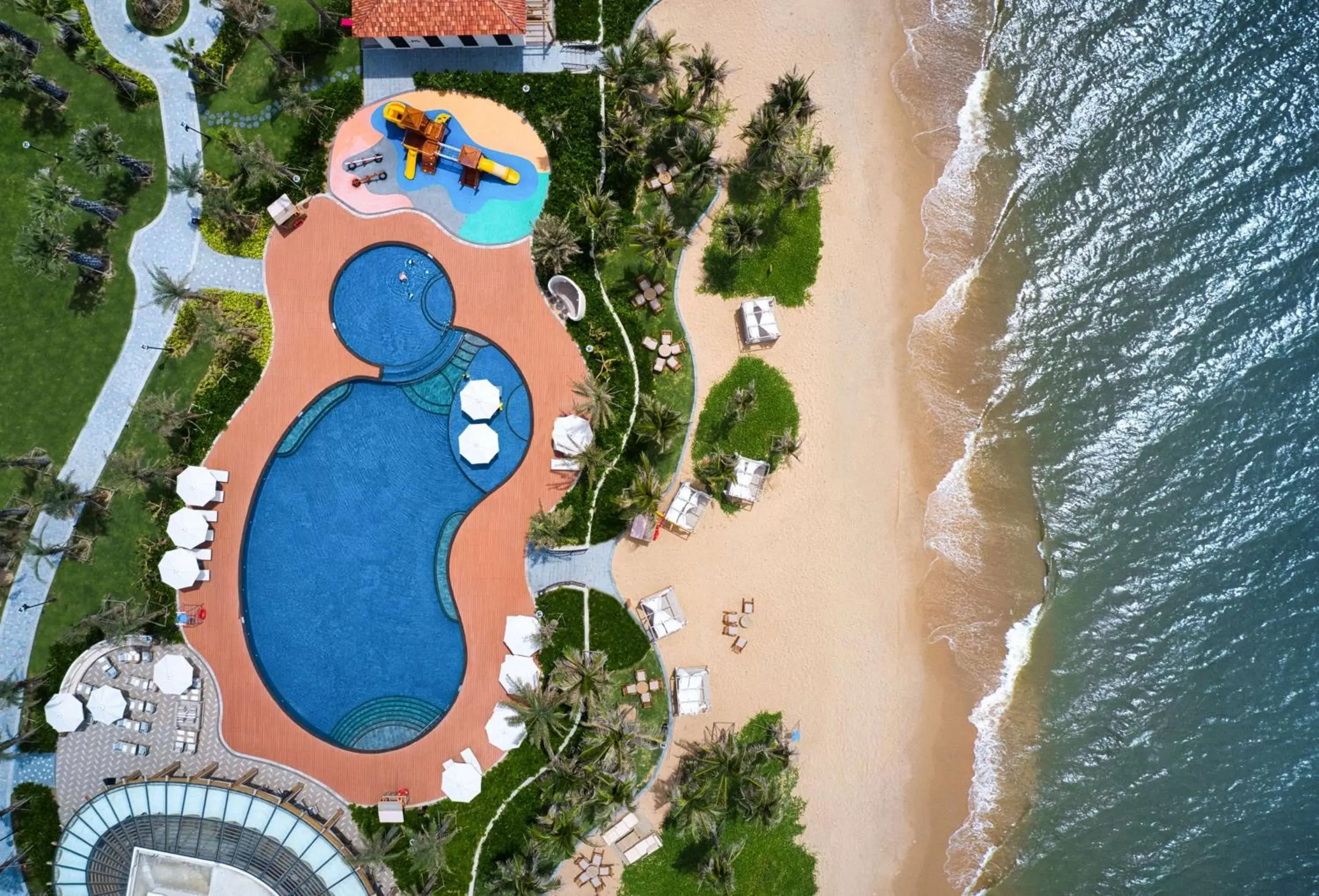 Pool view, Bird's-eye View in Radisson Resort Phan Thiet