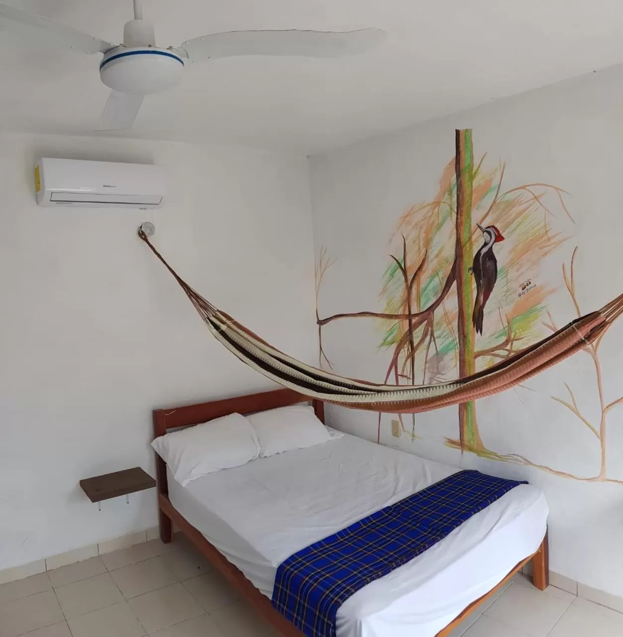 Bed in La Casa de las Aves