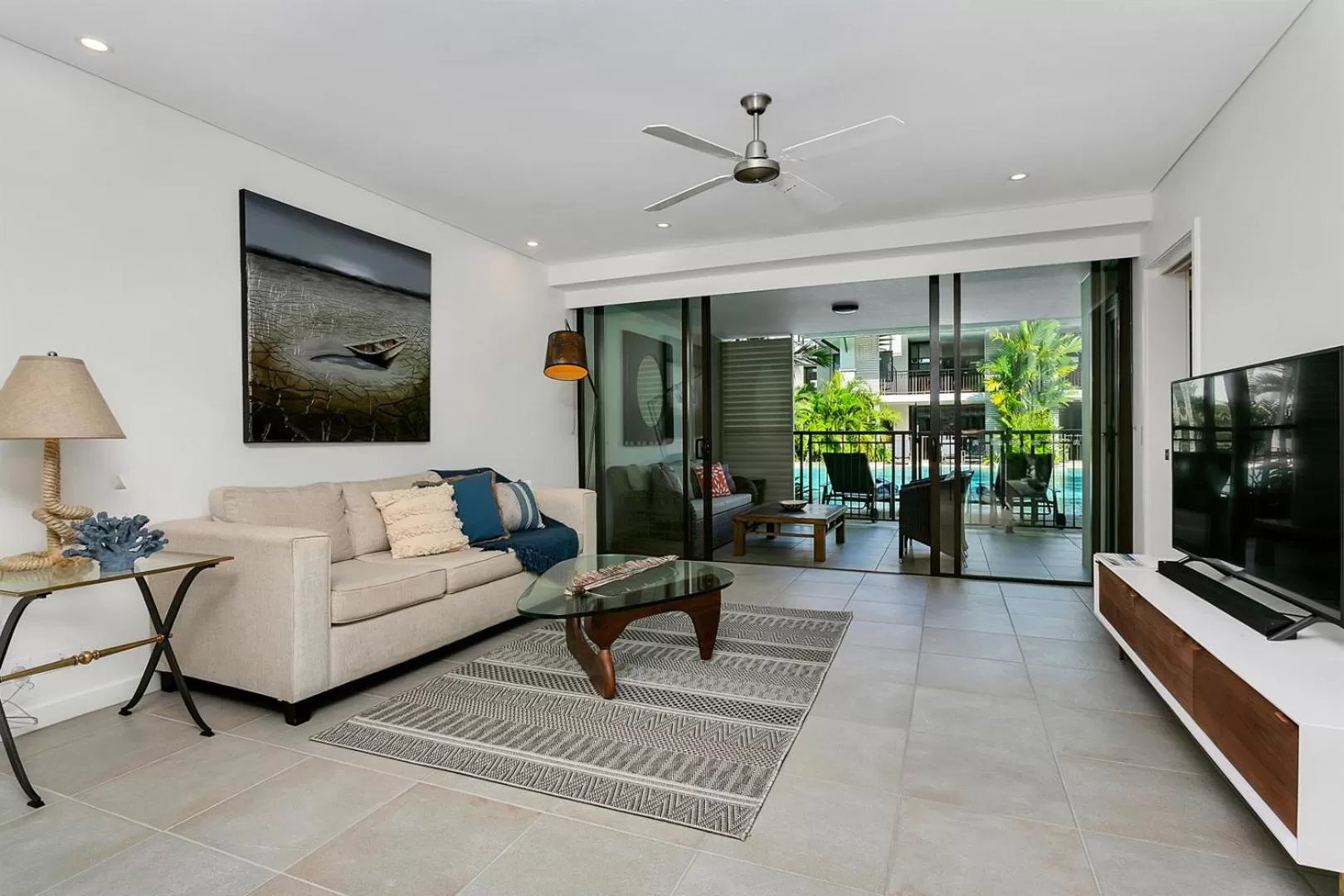 Seating Area in Port Douglas Private Apartments in Temple