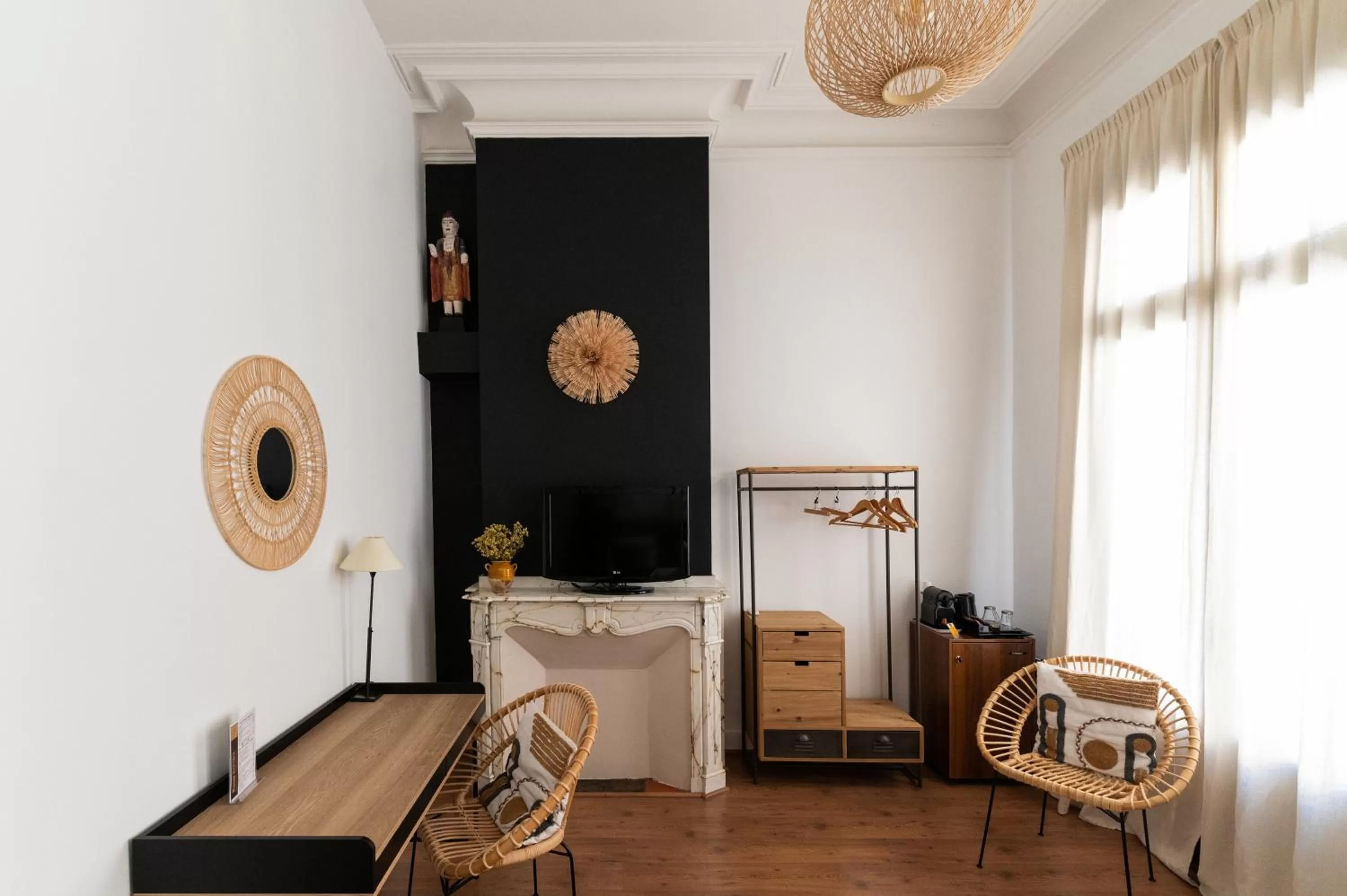 Decorative detail in Hôtel La Résidence