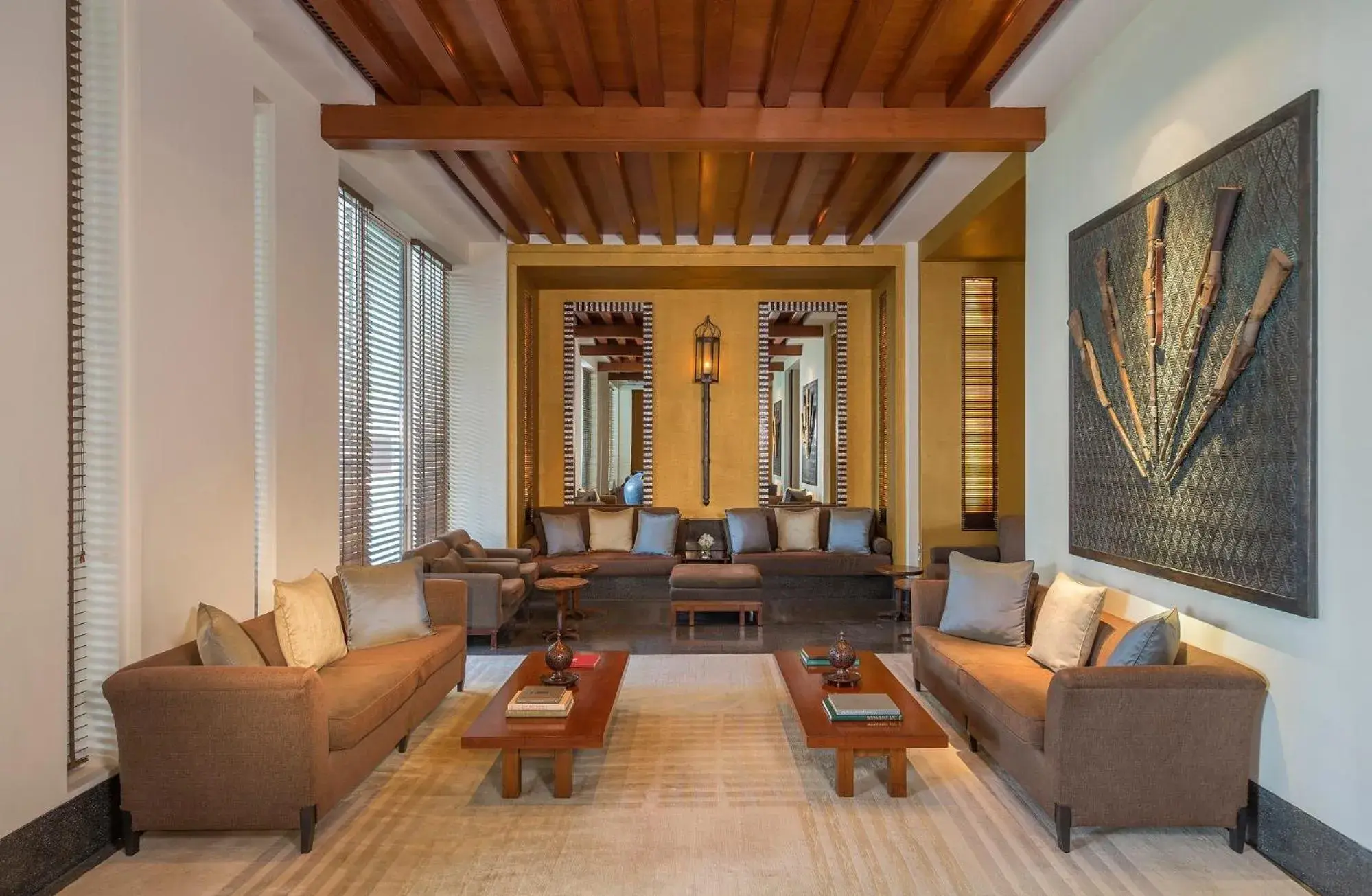 Living room in The Chedi Muscat Living room in The Chedi Muscat