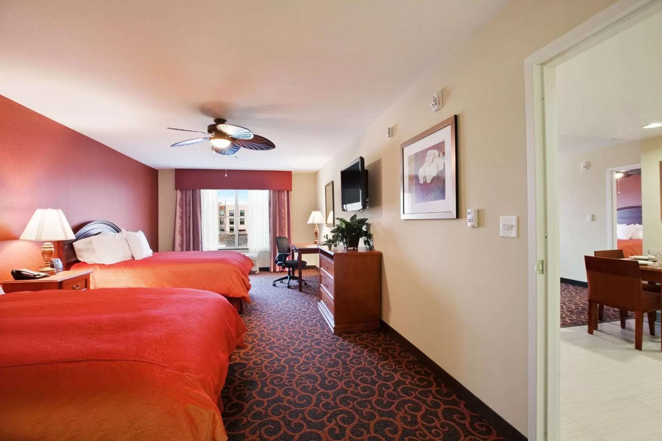 Bed in Homewood Suites Saint Cloud