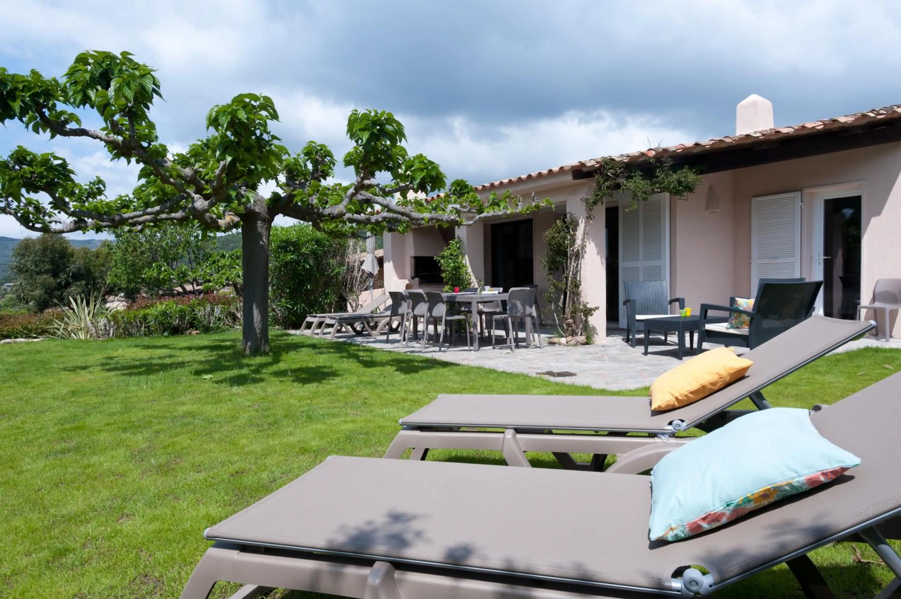 Patio in Résidence Marina Di Santa Giulia
