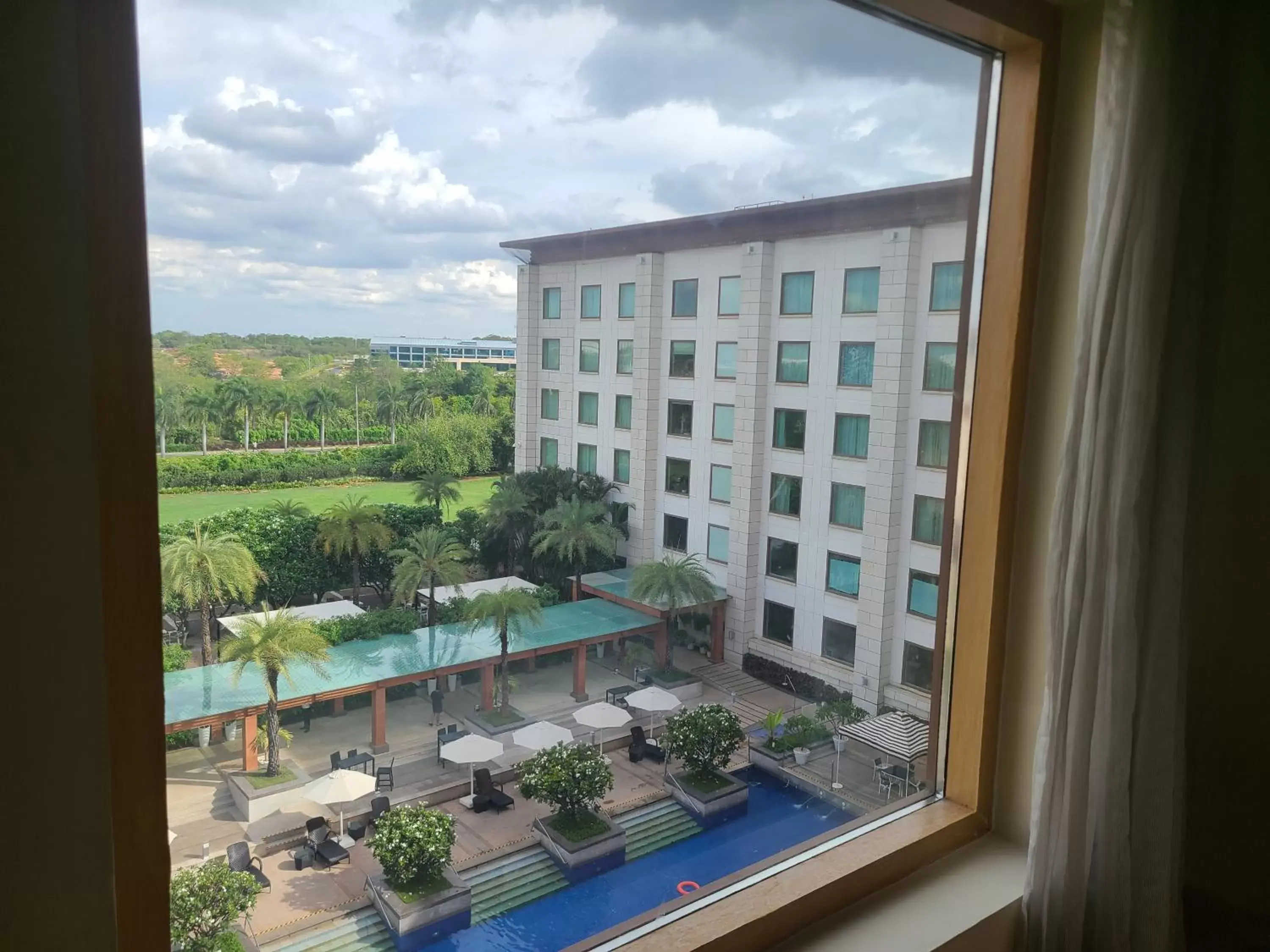 View (from property/room), Pool View in Novotel Hyderabad Airport