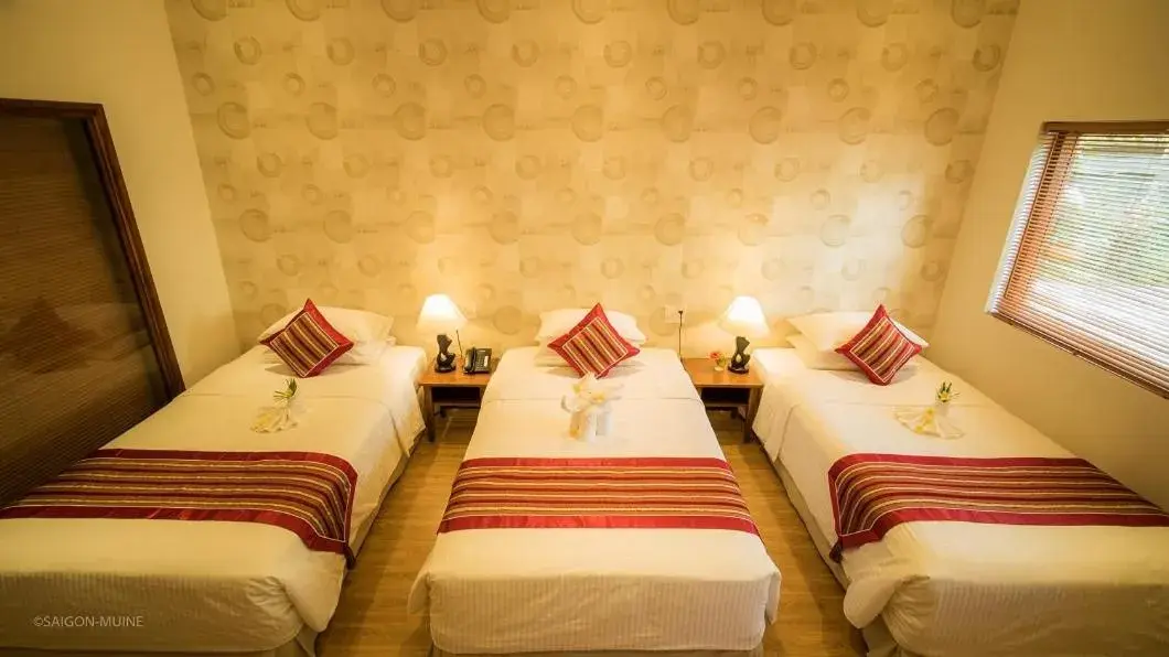 Bed in Saigon Mui Ne Resort Bed in Saigon Mui Ne Resort