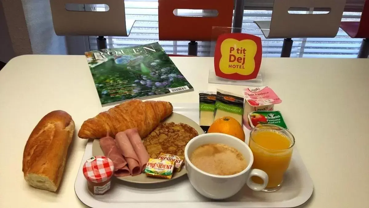 Continental breakfast, Breakfast in The Originals Access, Hôtel Rouen Sud Oissel (P'tit Dej-Hotel)