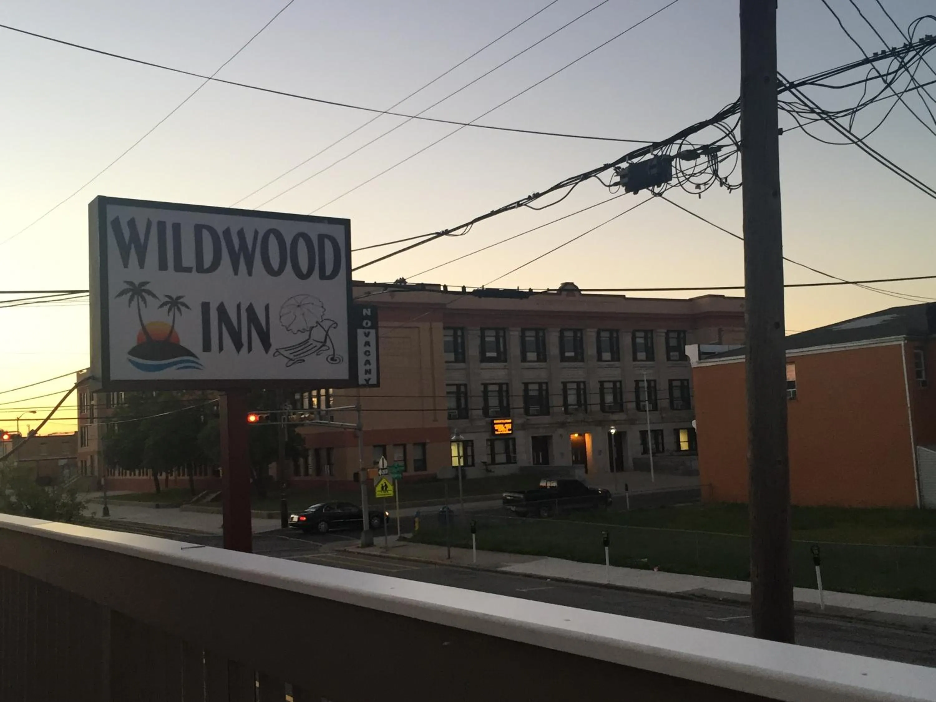 Property logo or sign in Wildwood Inn Hotel Beach & Boardwalk