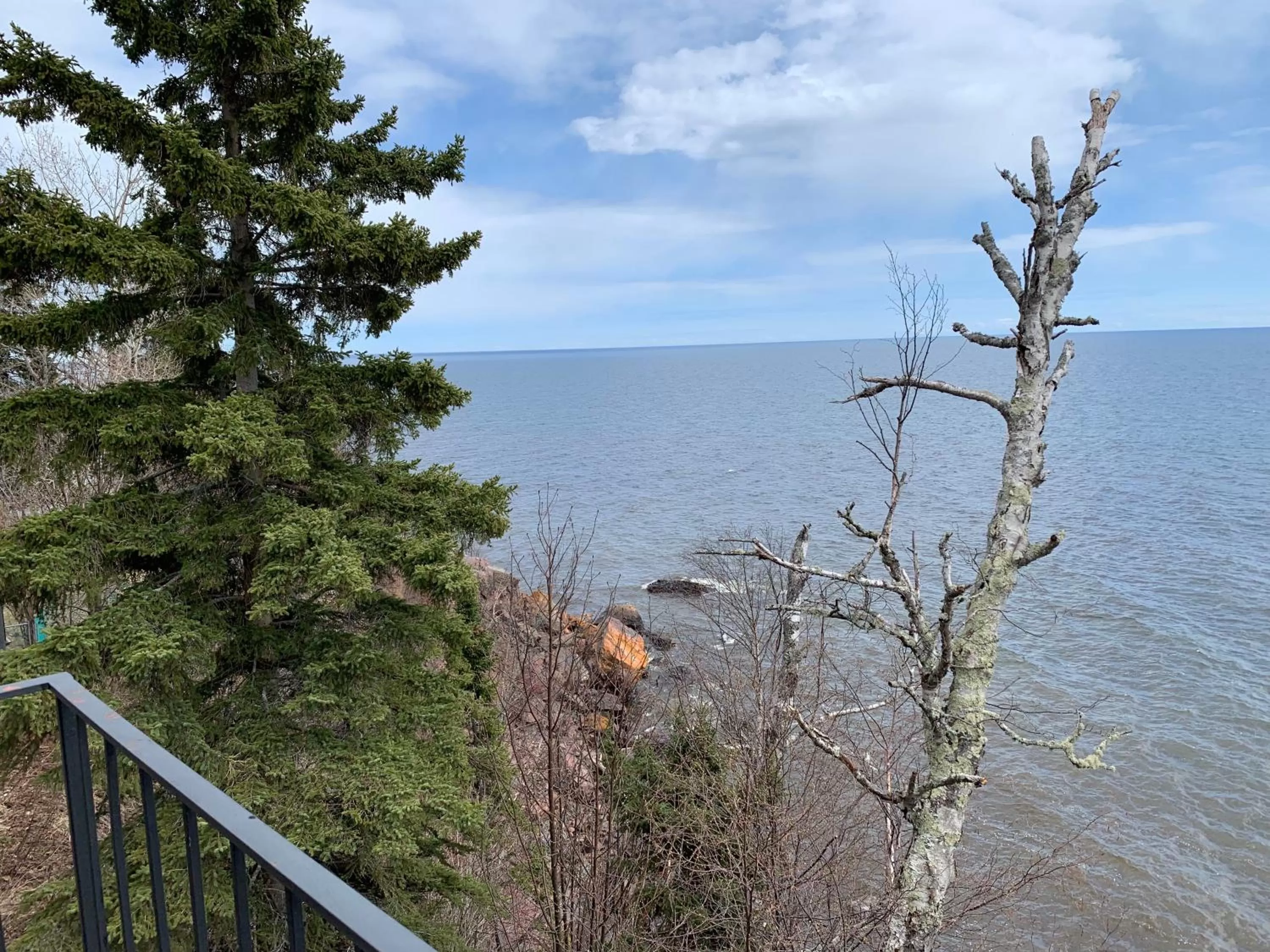 Natural landscape in Cliff Dweller on Lake Superior