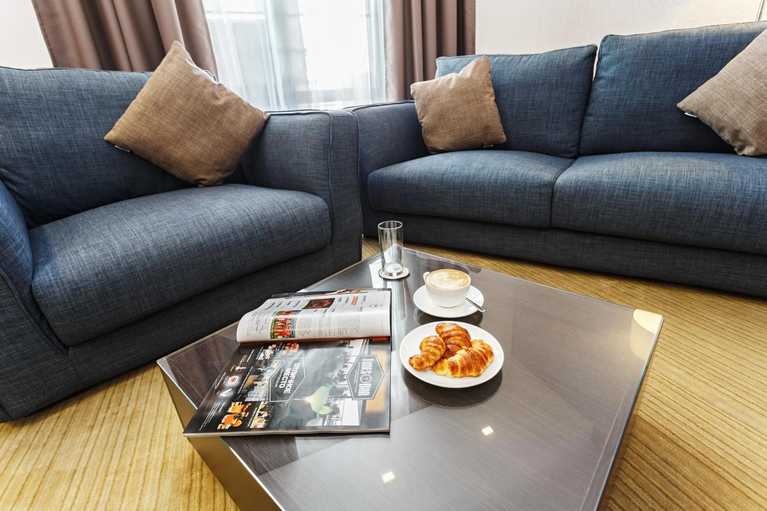 Seating area in Solutel Hotel