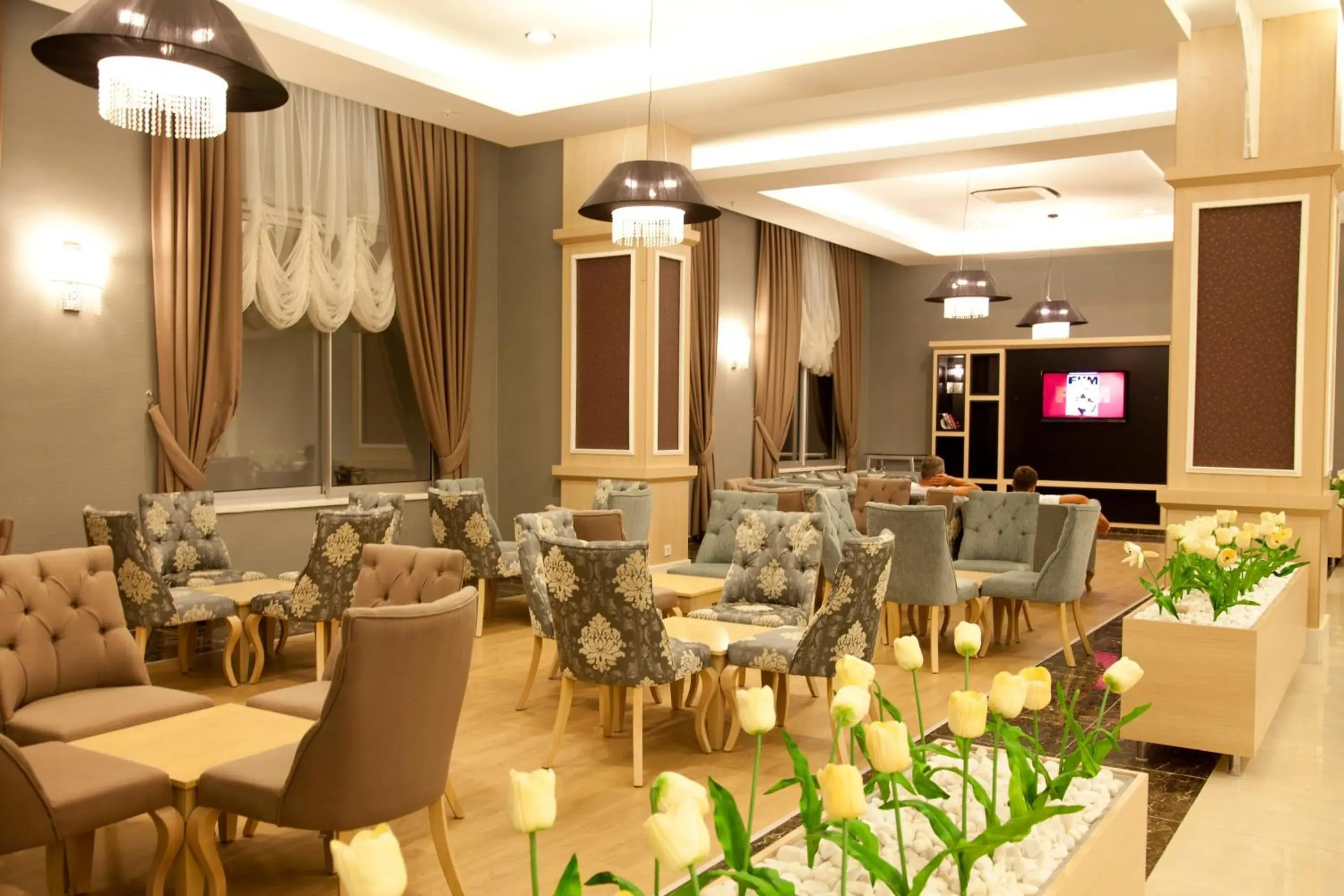 Lobby or reception, Restaurant/Places to Eat in Merve Sun Hotel & SPA