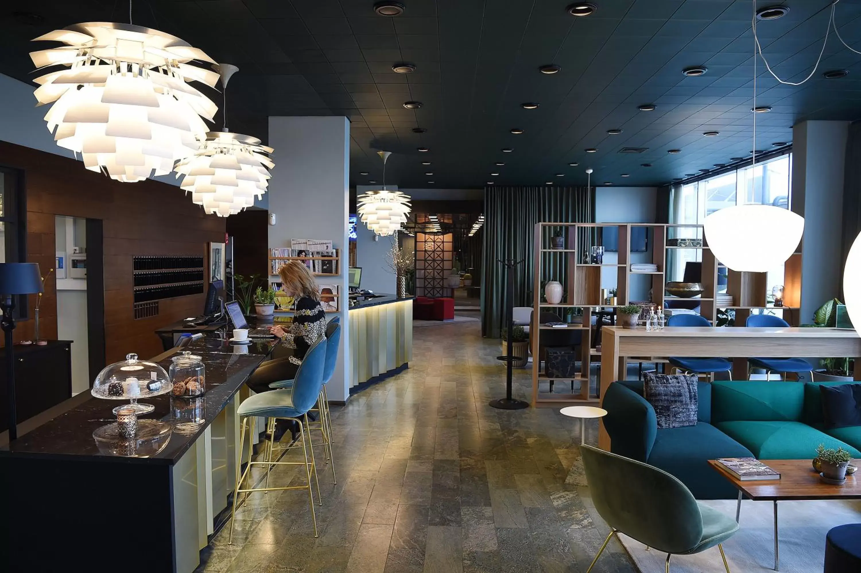 Lounge or bar, Restaurant/Places to Eat in Hotel Jutlandia