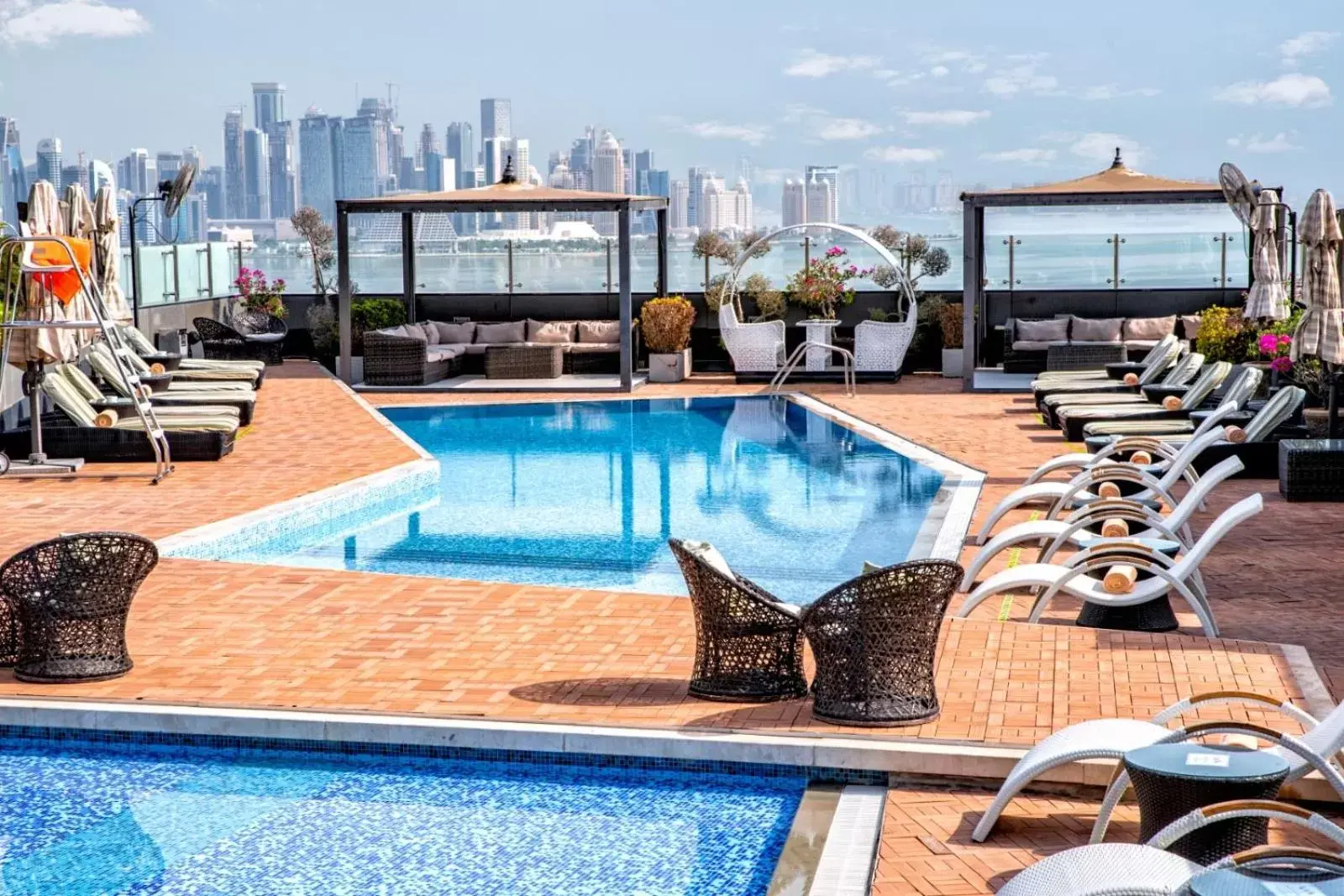 Pool view, Swimming Pool in Fraser Suites Doha