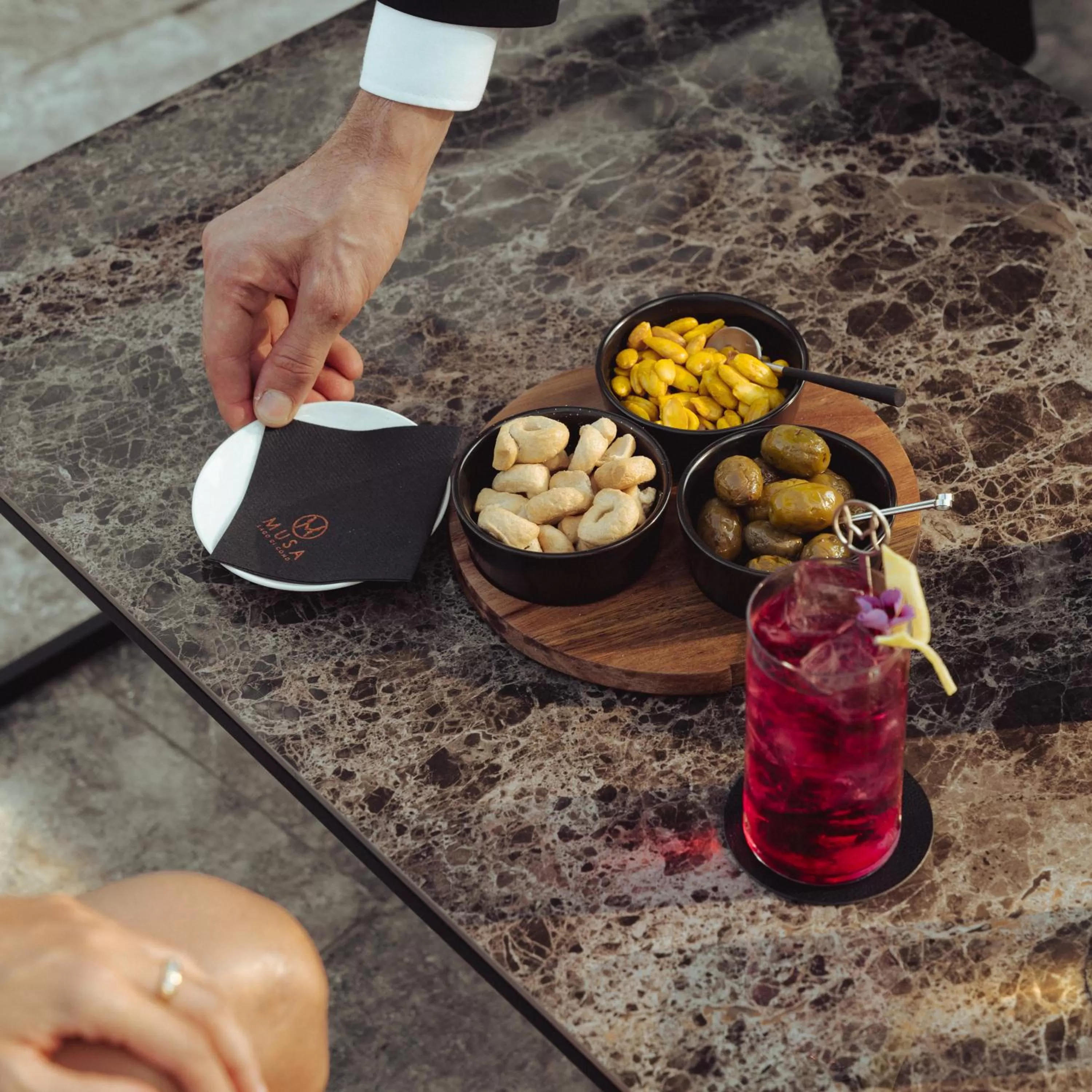 Food close-up in MUSA Lago di Como