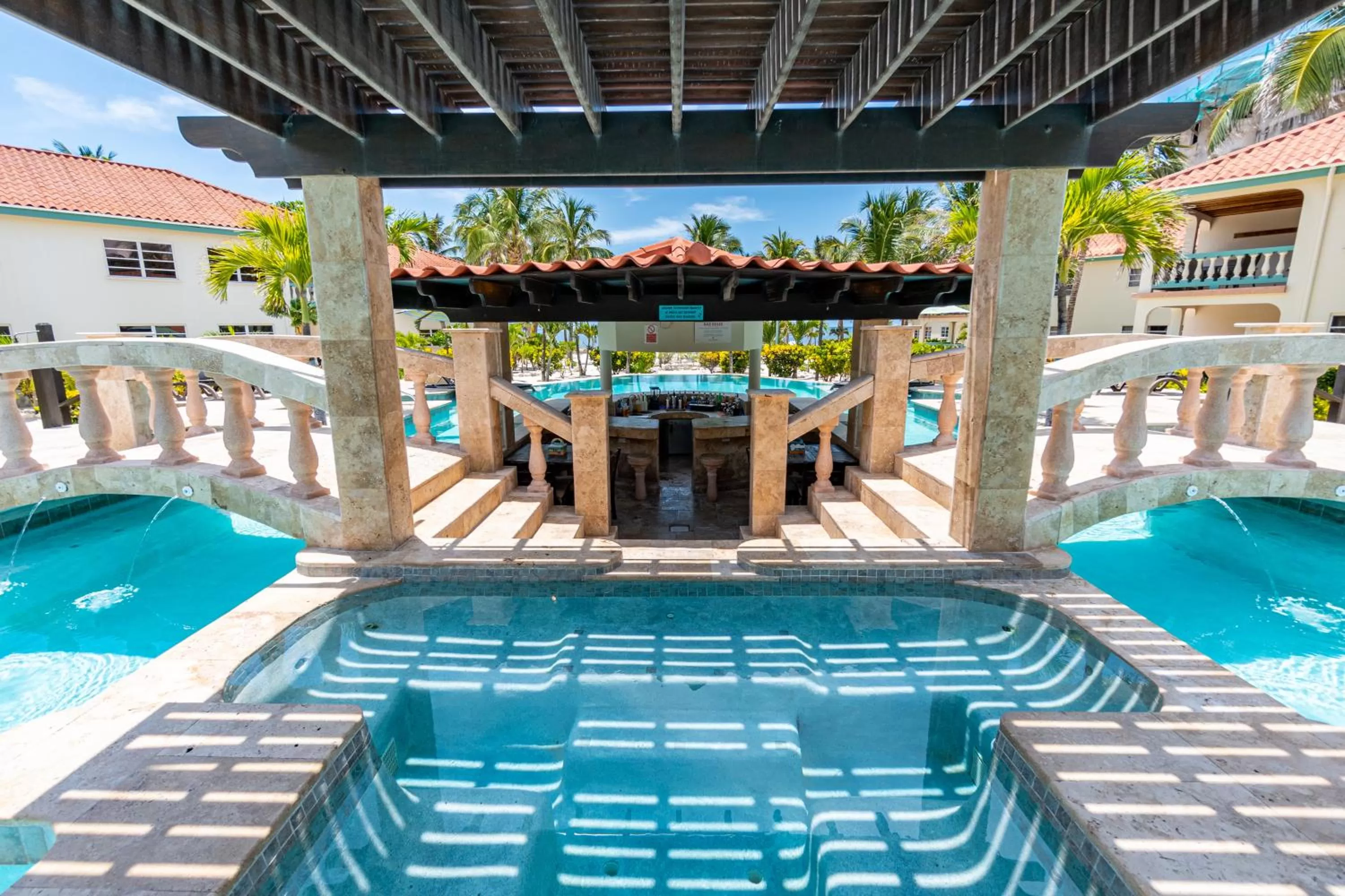 Hot Tub in Belizean Shores Resort