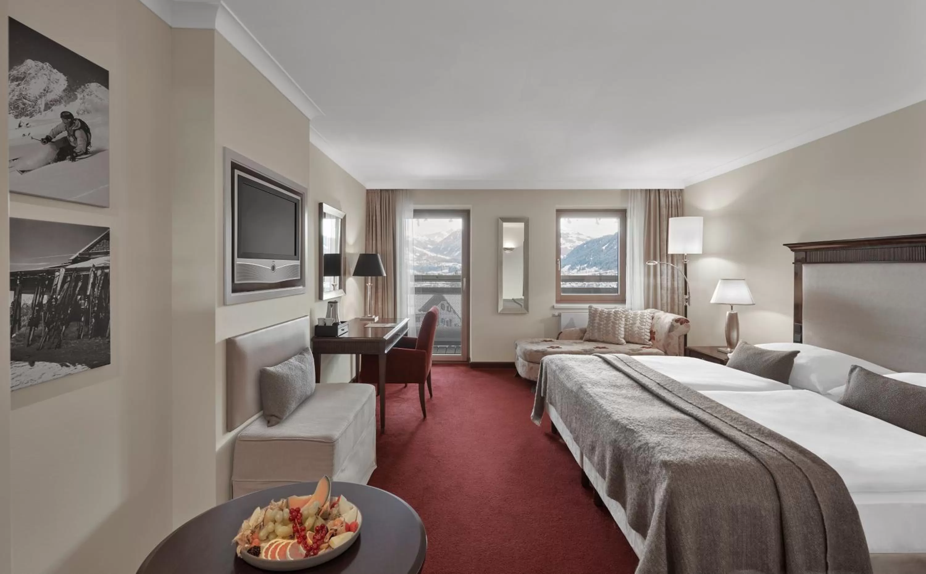 TV and multimedia, Bed in Lebenberg Schlosshotel-Kitzbühel