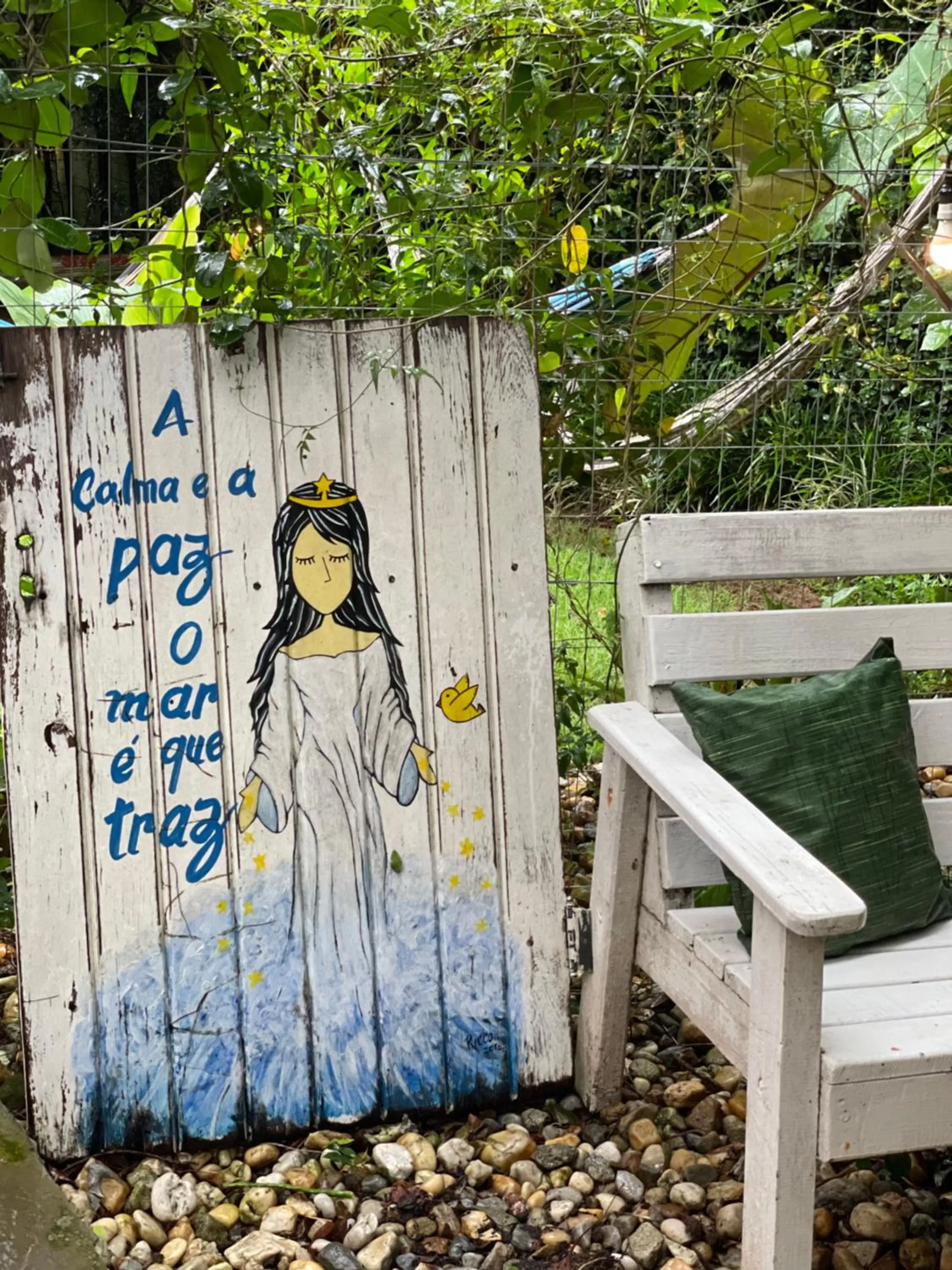 Decorative detail in Pousada Santarina