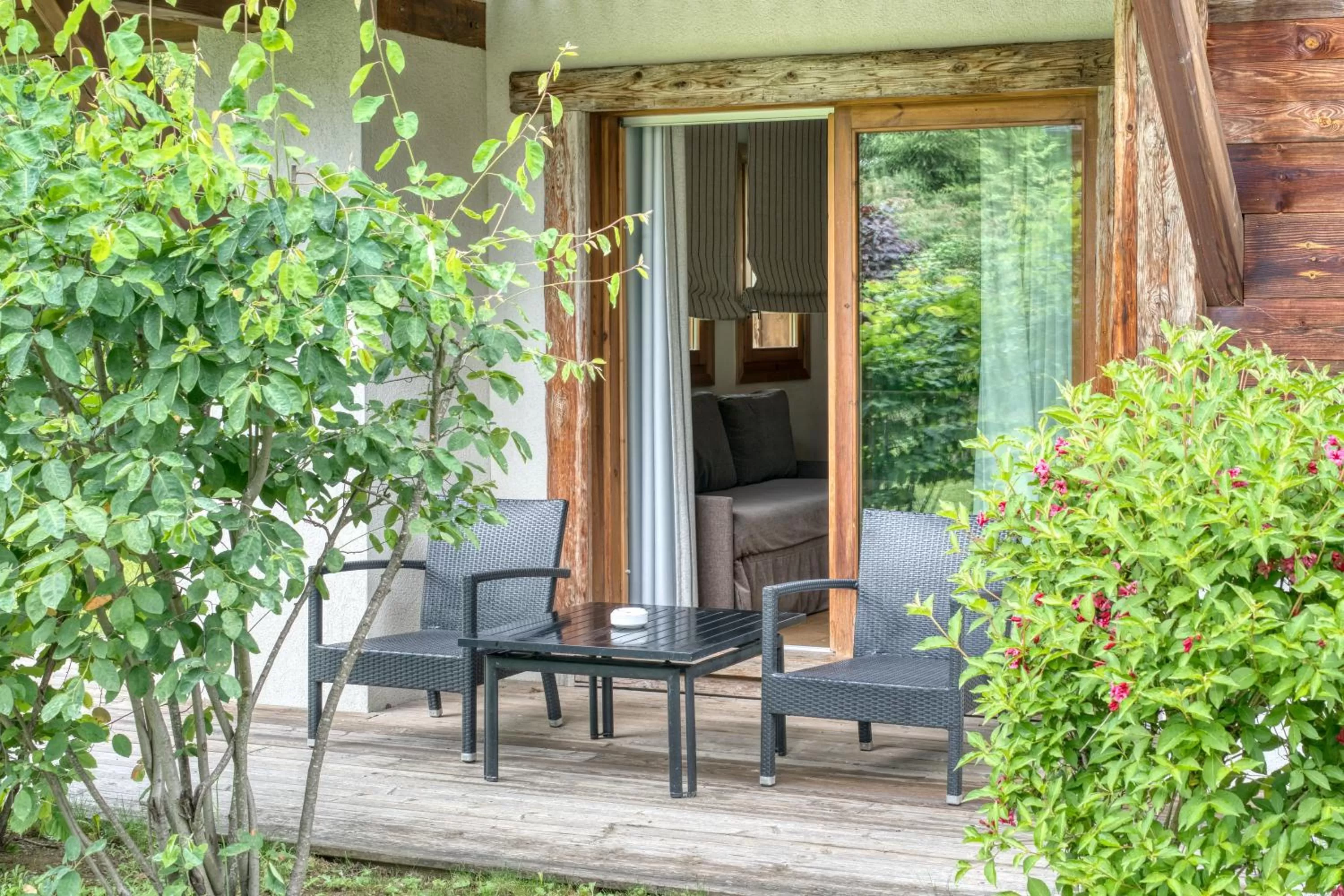 Balcony/Terrace in Les Loges Blanches Megève