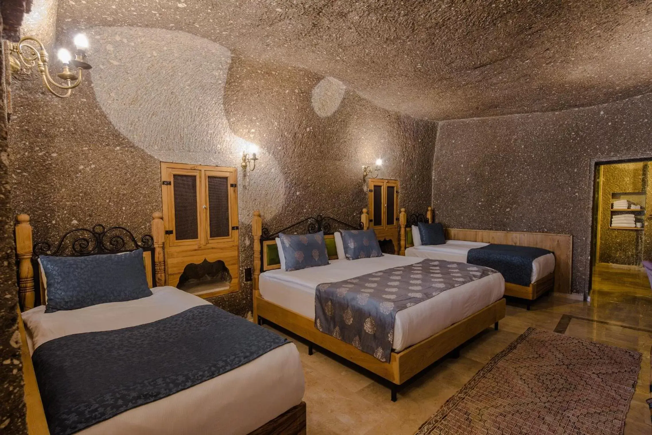 Decorative detail, Bed in Lunar Cappadocia Hotel