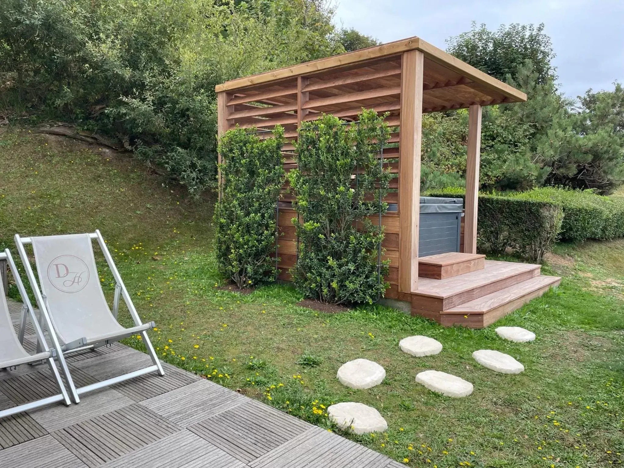 Hot Tub, Garden in Dormy House