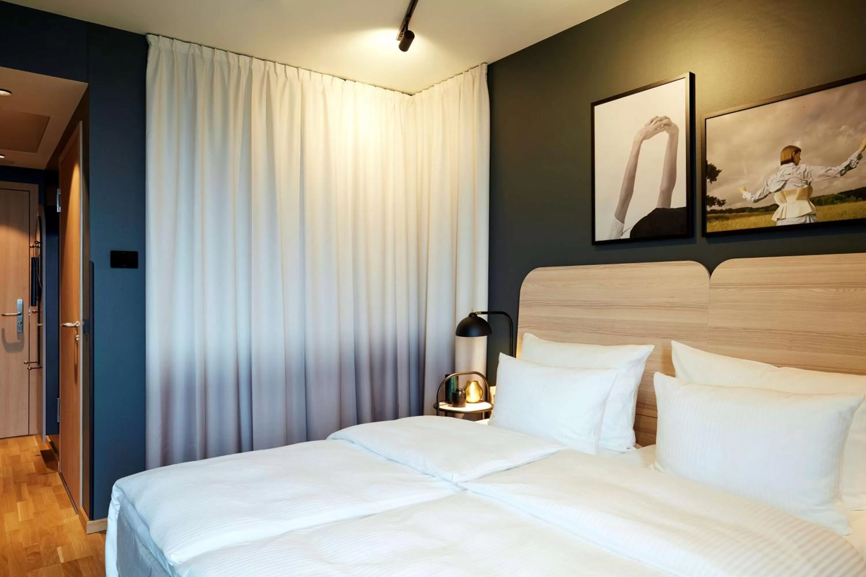 Bedroom, Bed in Scandic Frankfurt Hafenpark