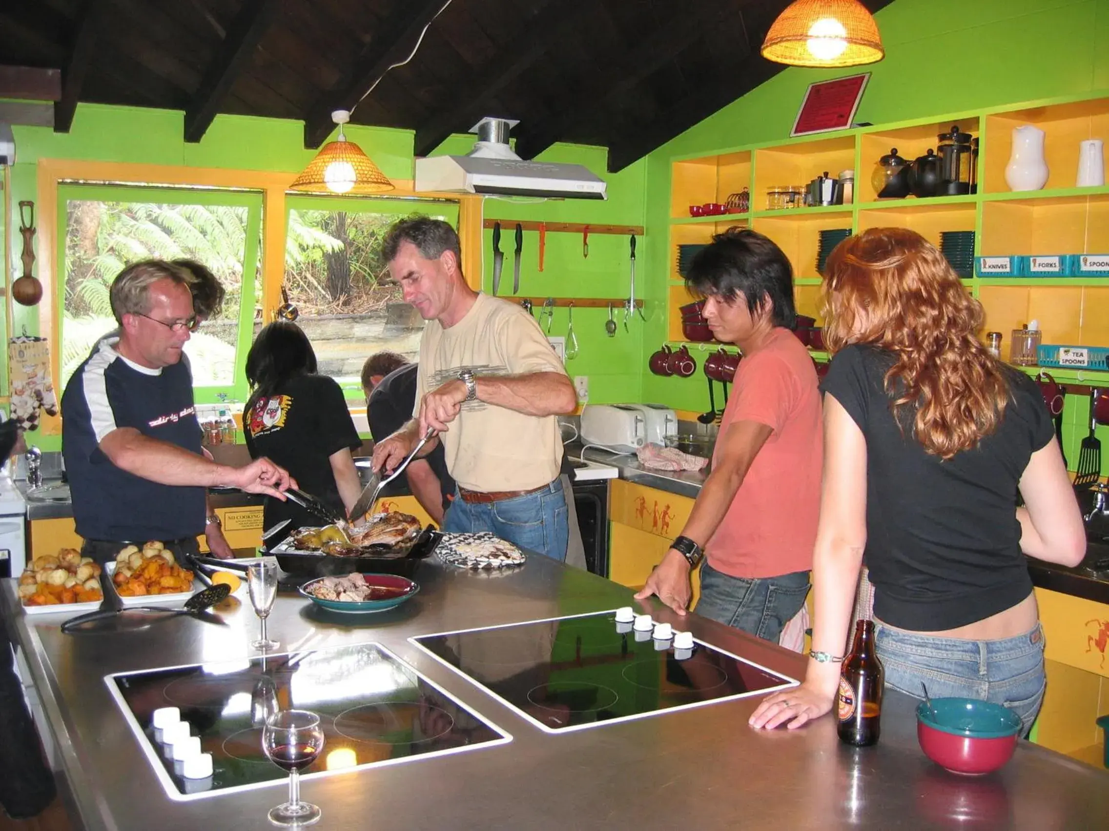 Kitchen or kitchenette in Global Village Travellers Lodge