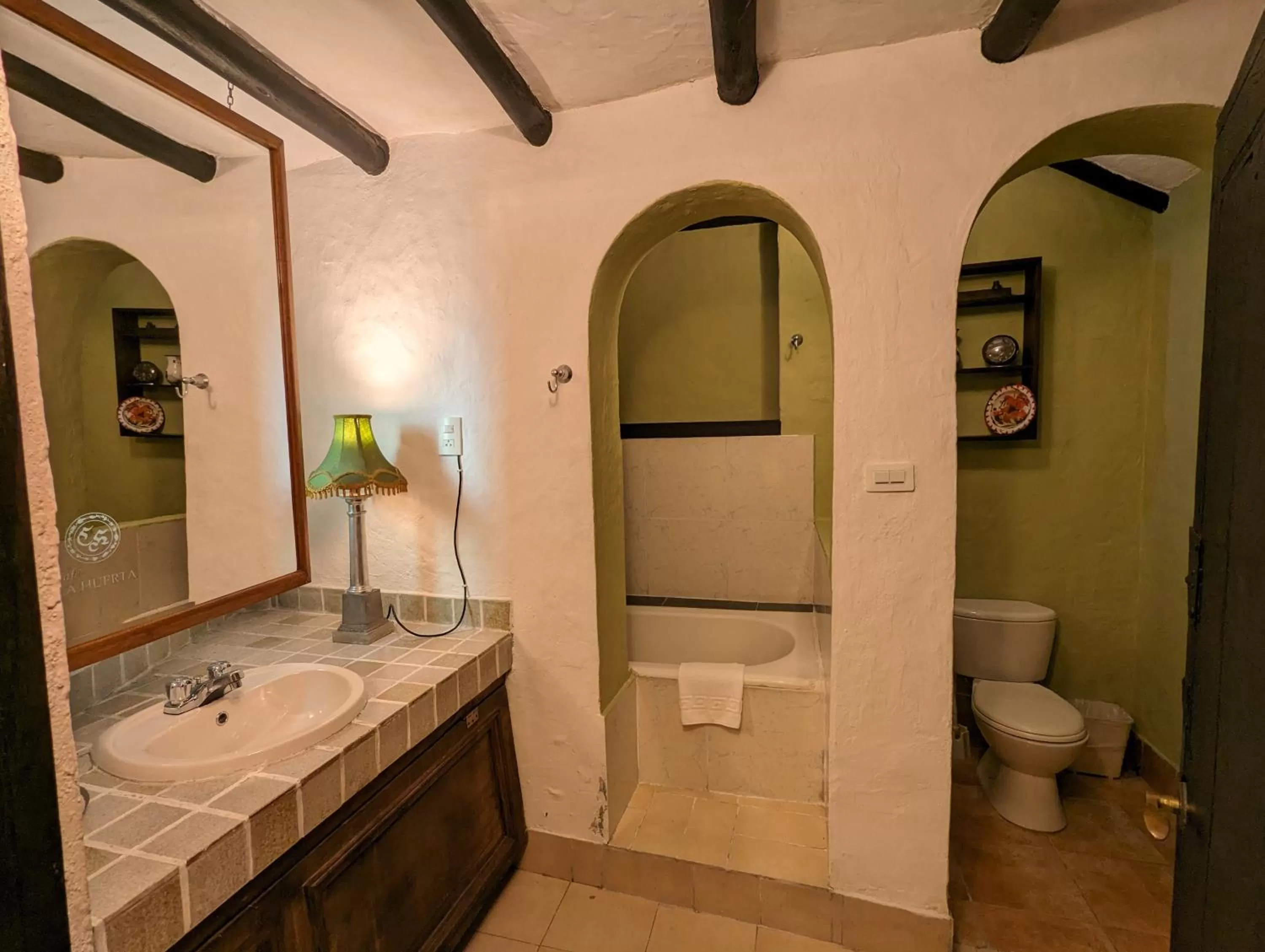 Bathroom in Posada Cafe La Huerta