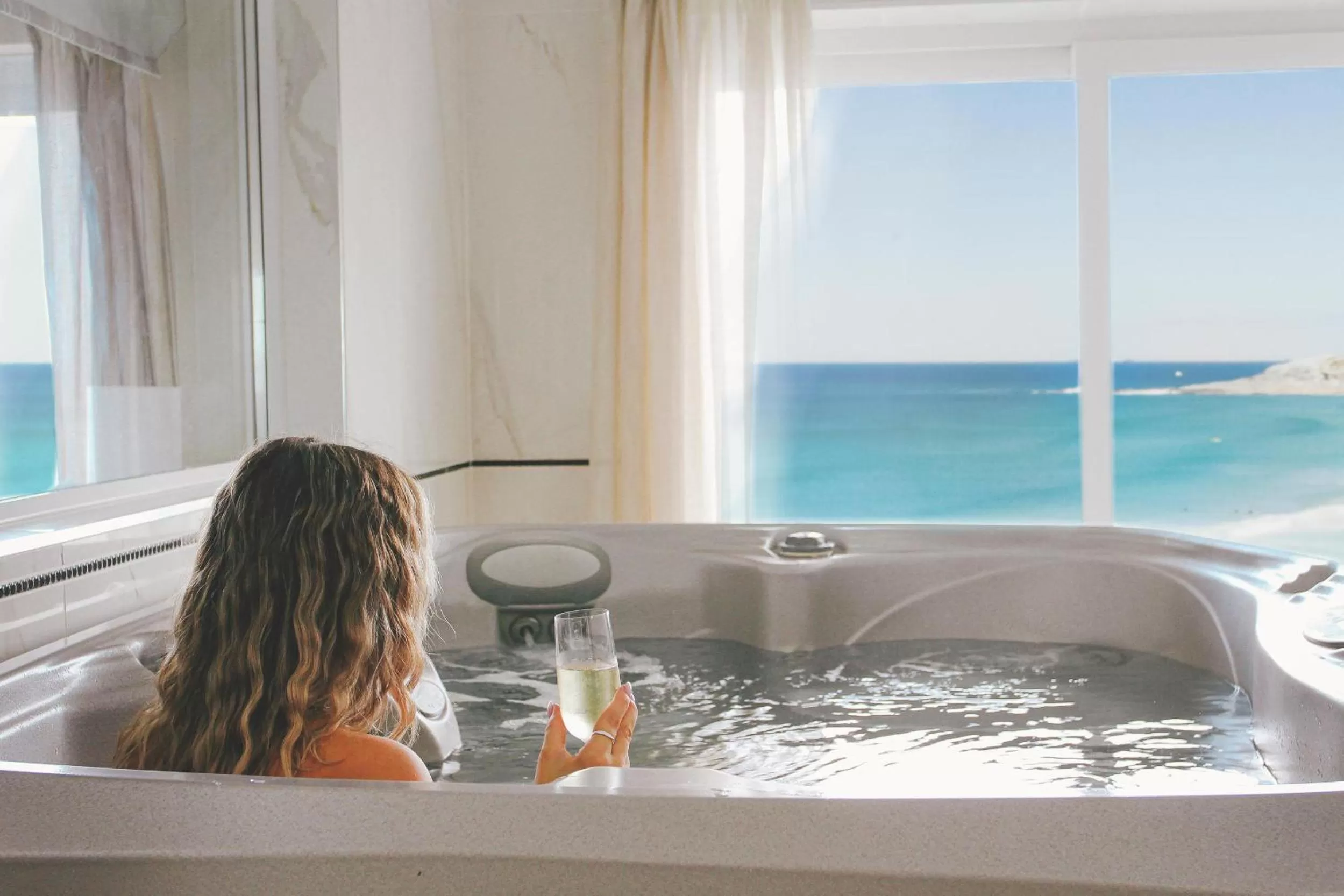 Sea view in Fistral Beach Hotel and Spa - Adults Only