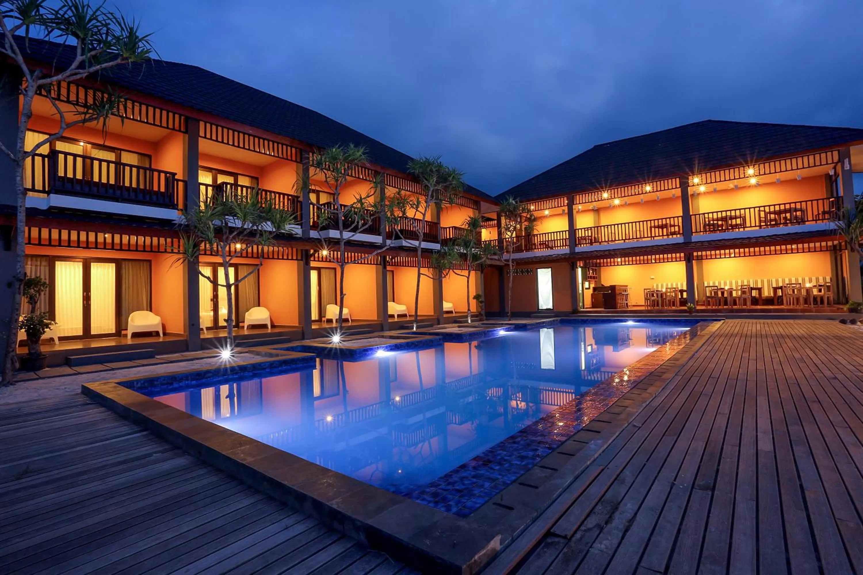 Property building in Sunset House Gili Meno