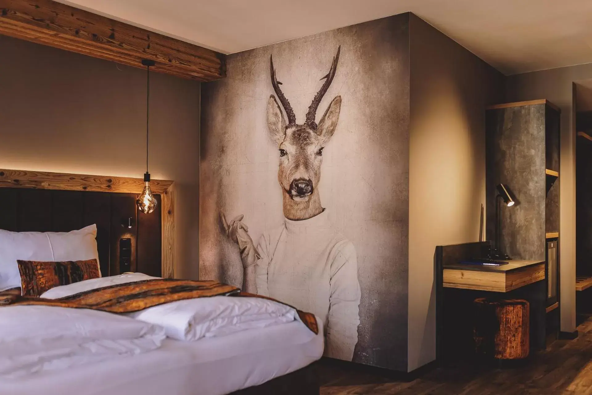 Bedroom, Bed in ALTE POST Gastein - Alpine Boutique Hotel & Spa