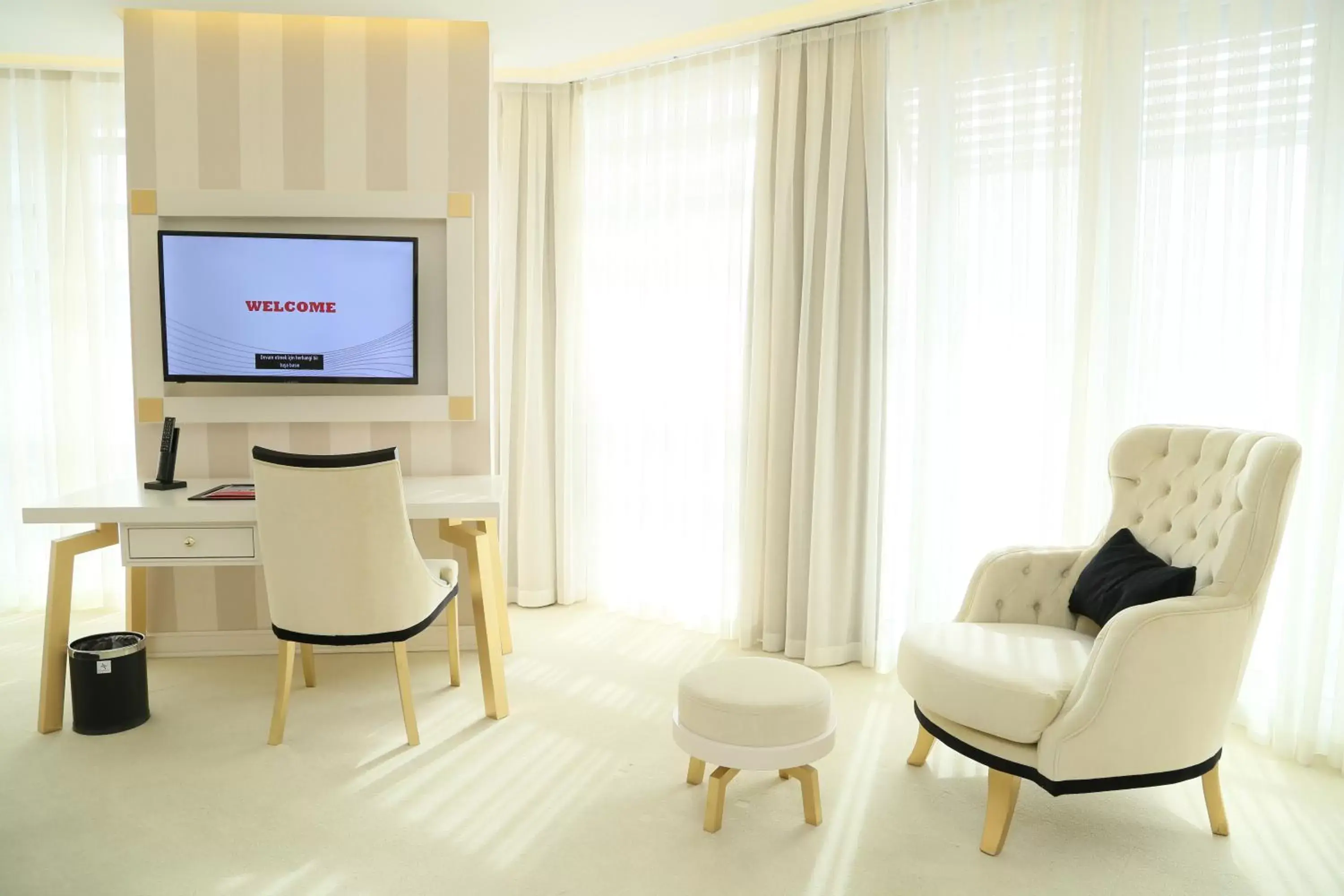 TV and multimedia, Seating Area in Ramada Hotel & Suites by Wyndham Istanbul- Sisli