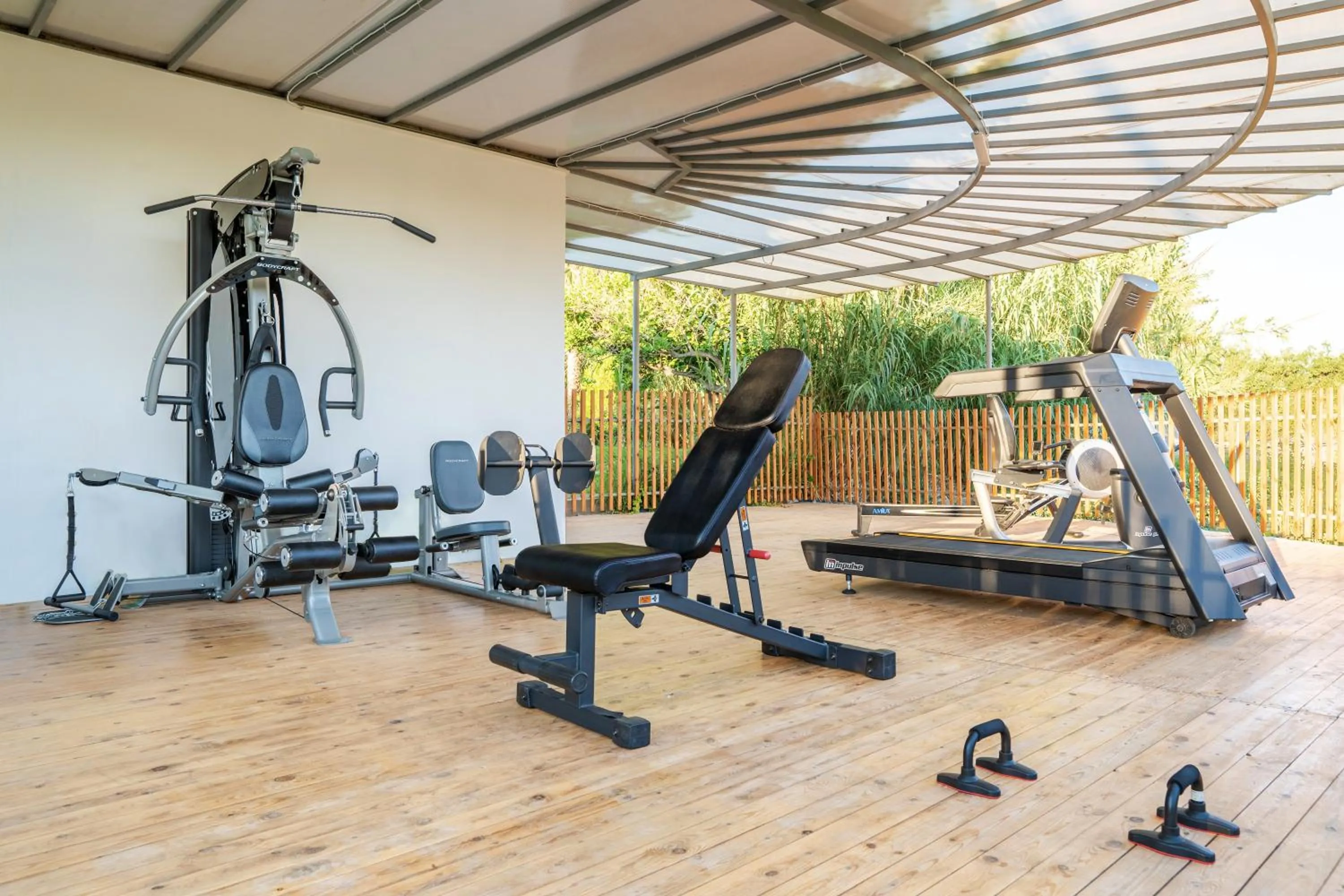 Fitness centre/facilities in May Beach Hotel