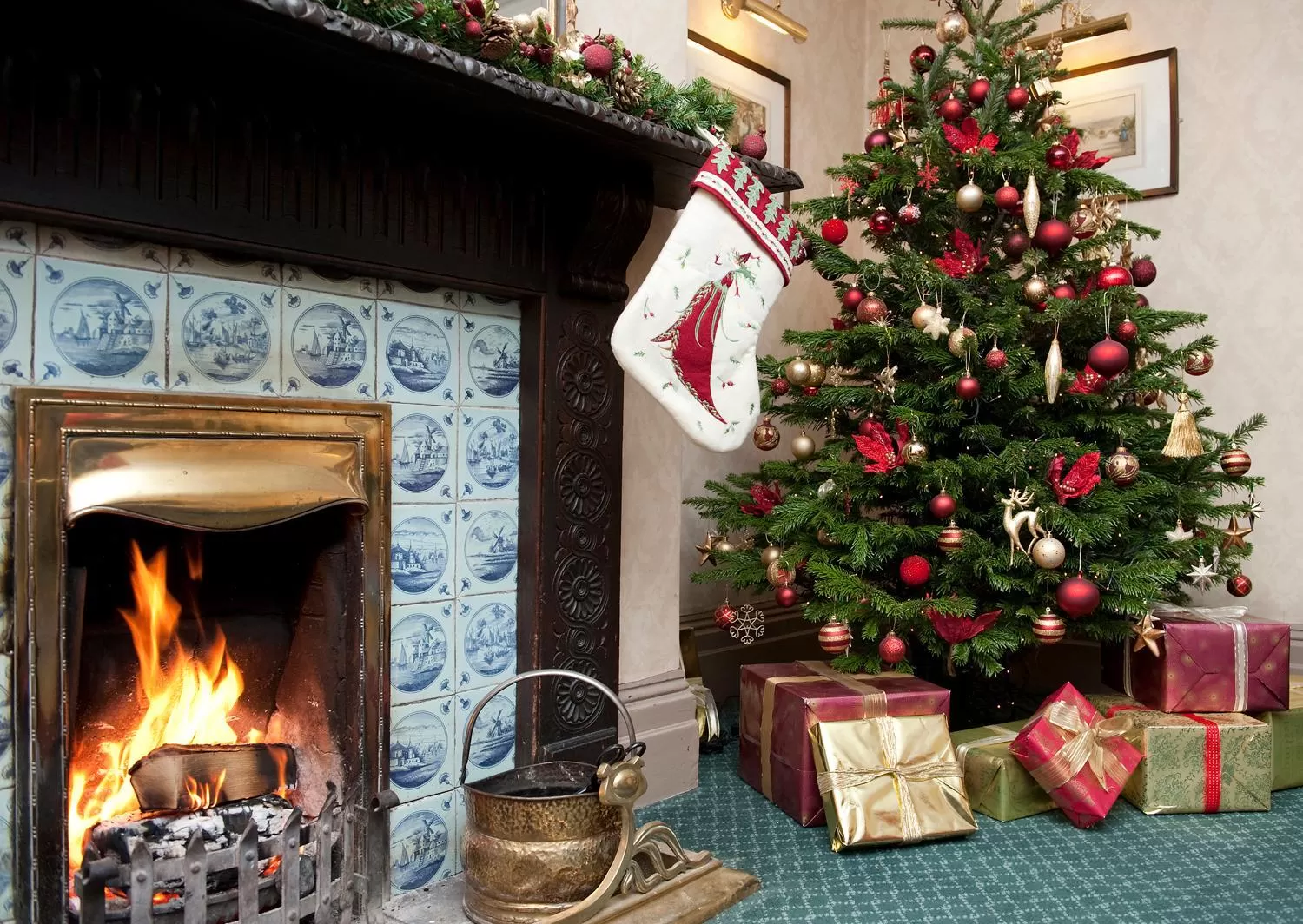 Winter in The Grange at Oborne