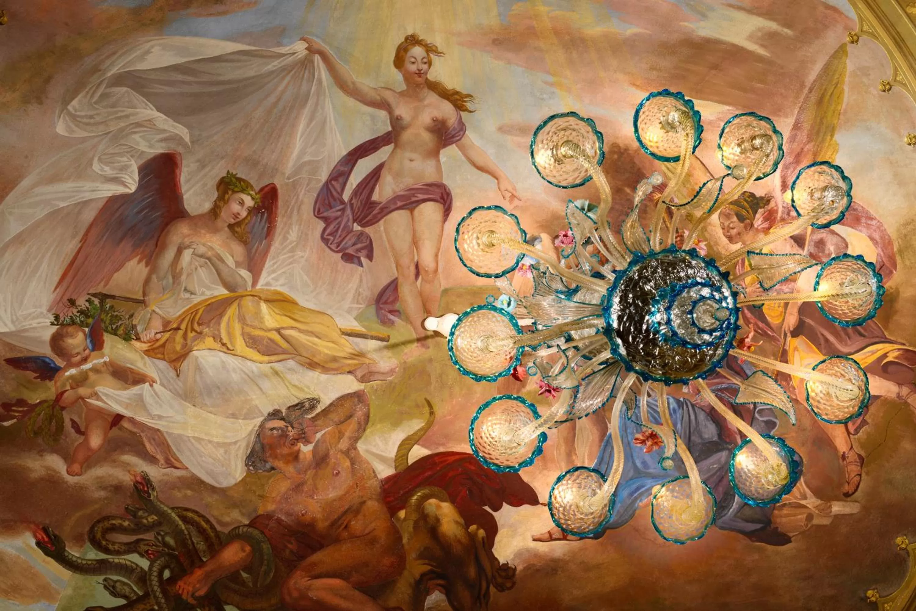 Decorative detail in Grand Hotel Minerva