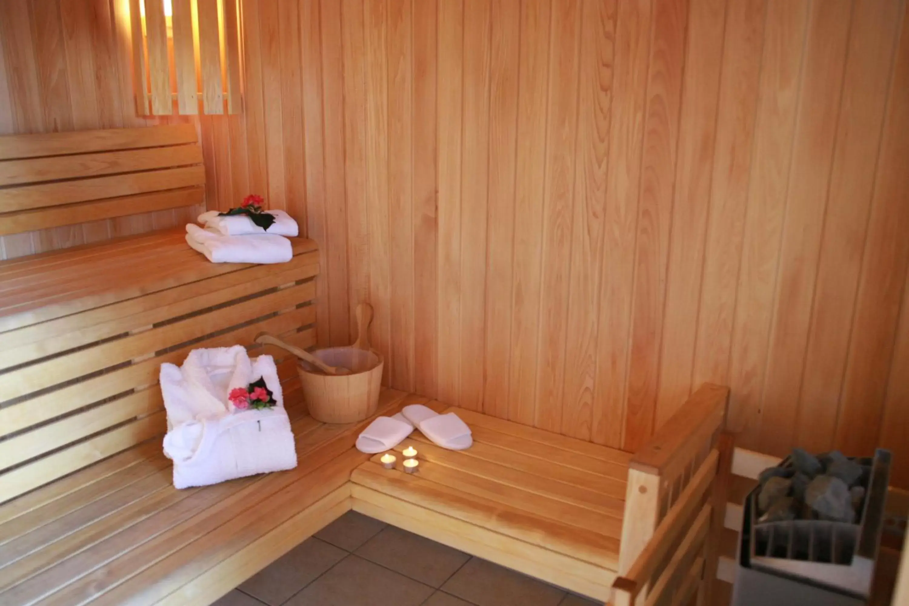 Sauna in Hotel les Flocons