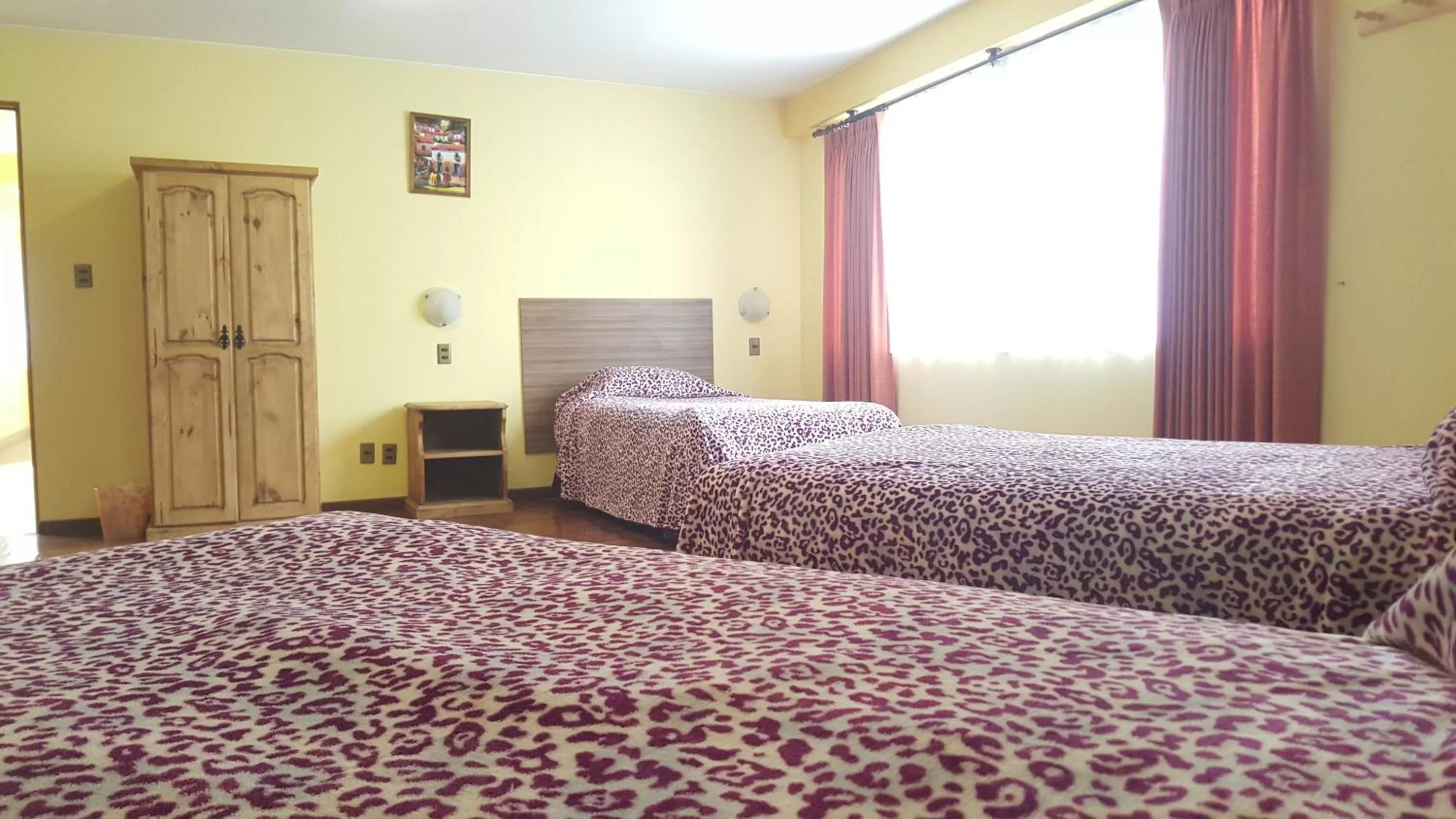 Bed in Hotel Nuevo Sol