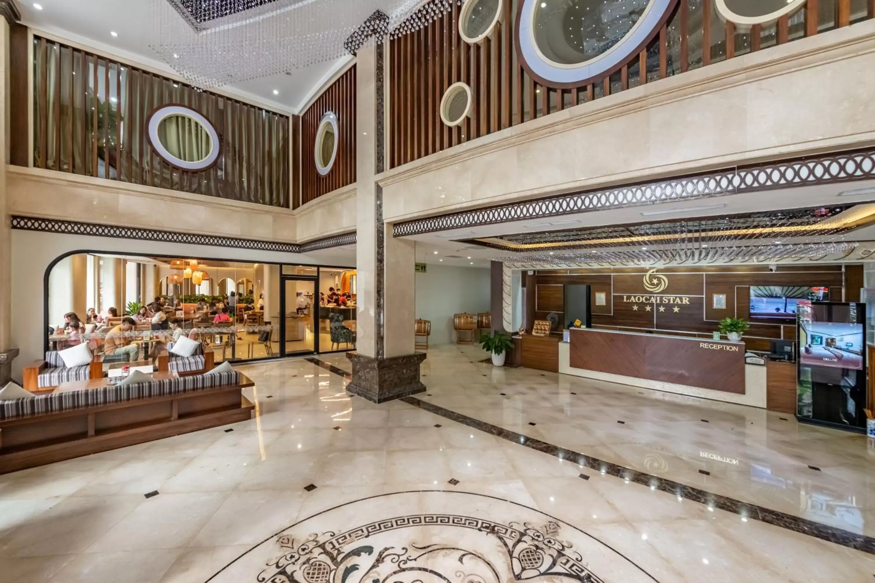 Property building, Lobby/Reception in Lao Cai Star Hotel