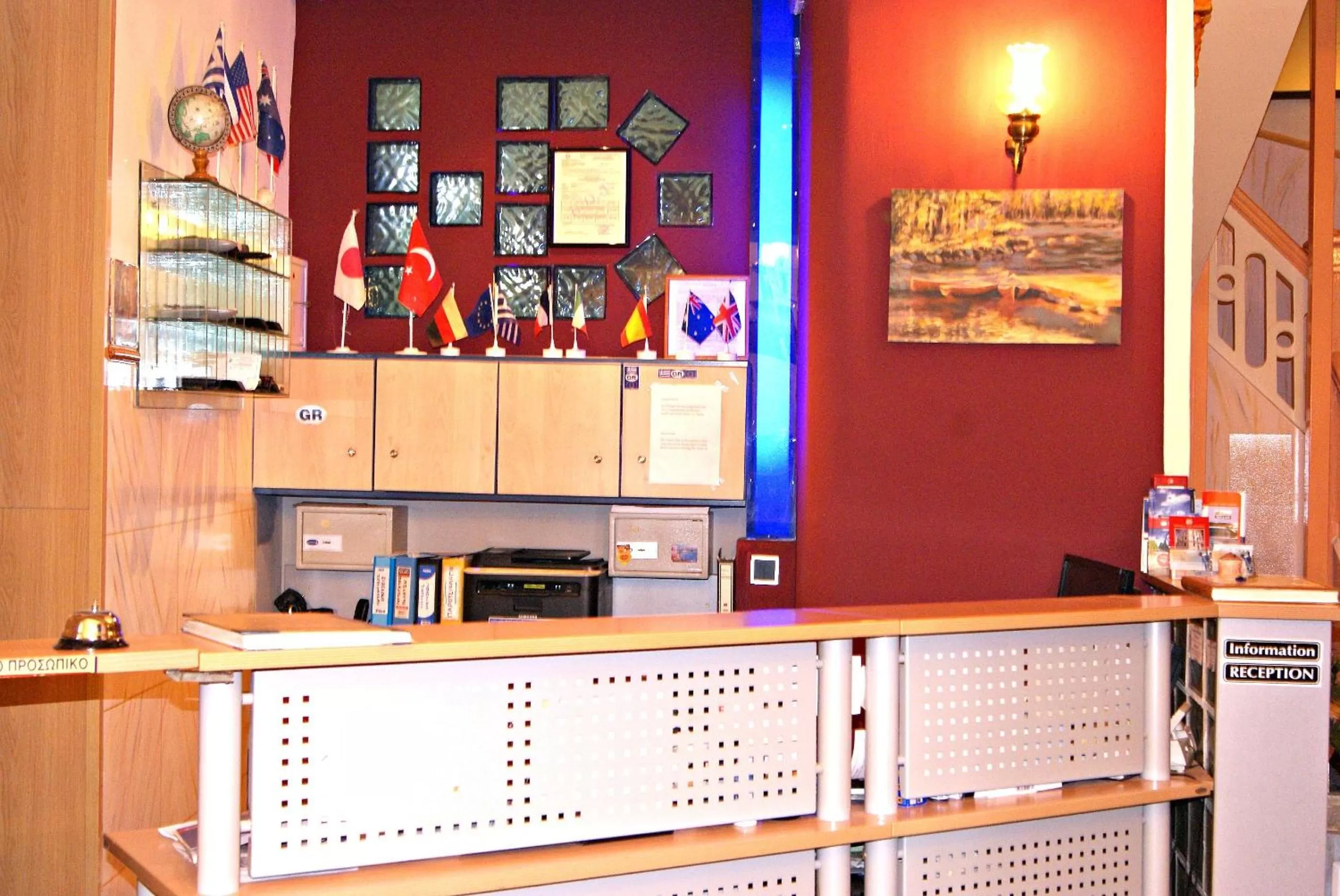 Lobby or reception in Diethnes Hotel