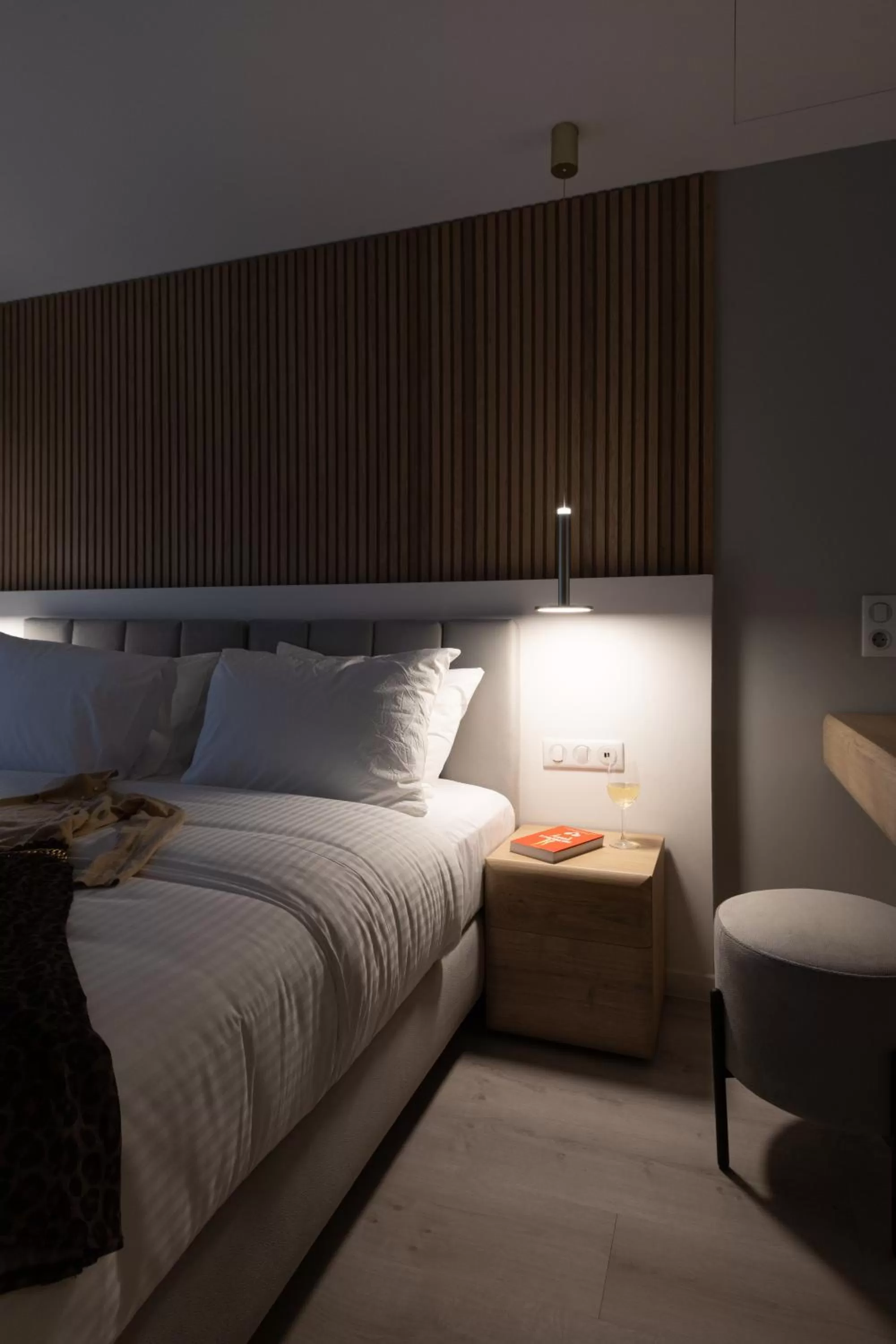 Bed in Incanto Boutique Suites - Neos Kosmos