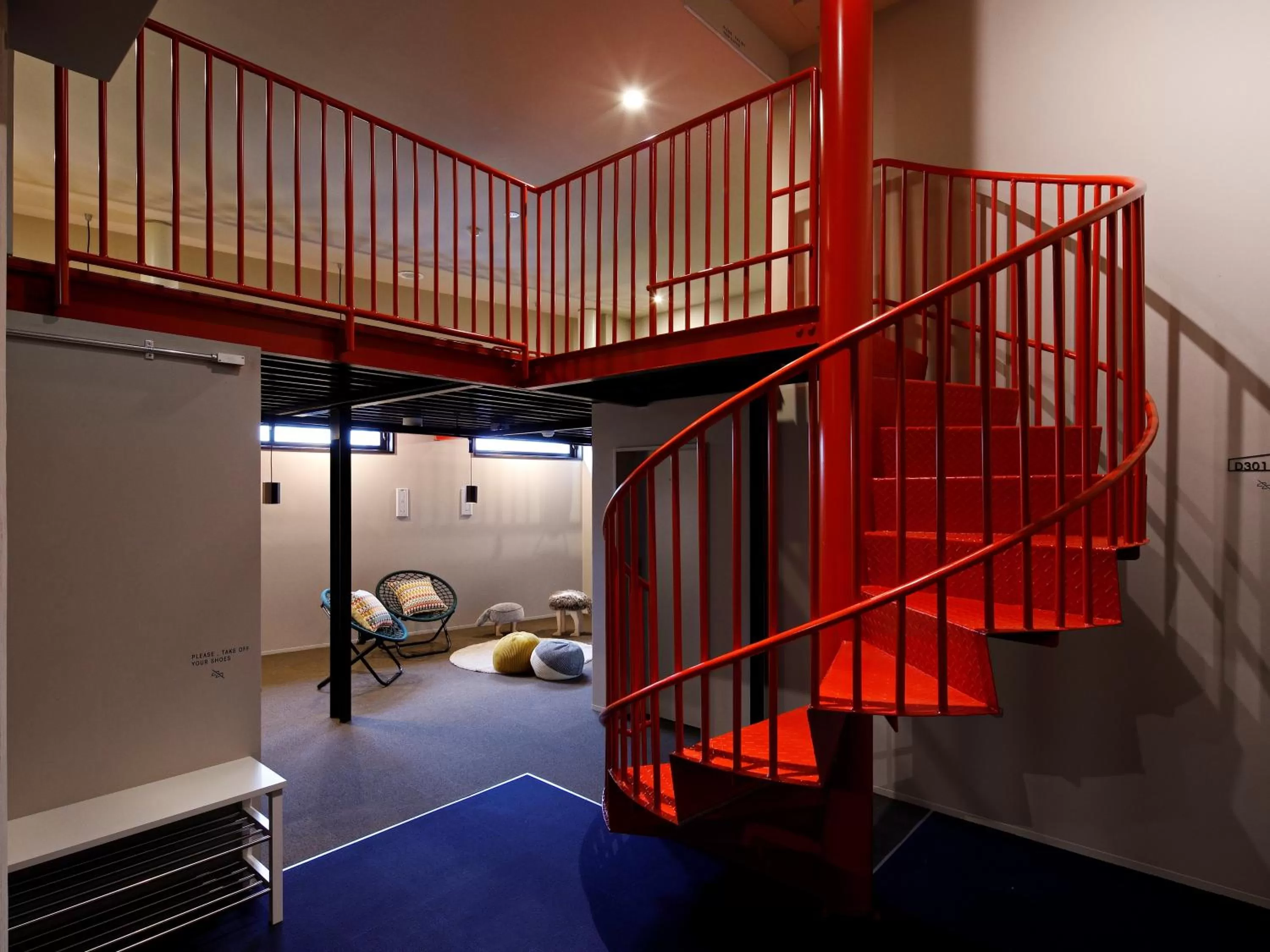 Communal lounge/ TV room, Bed in HakoBA Hakodate by THE SHARE HOTELS