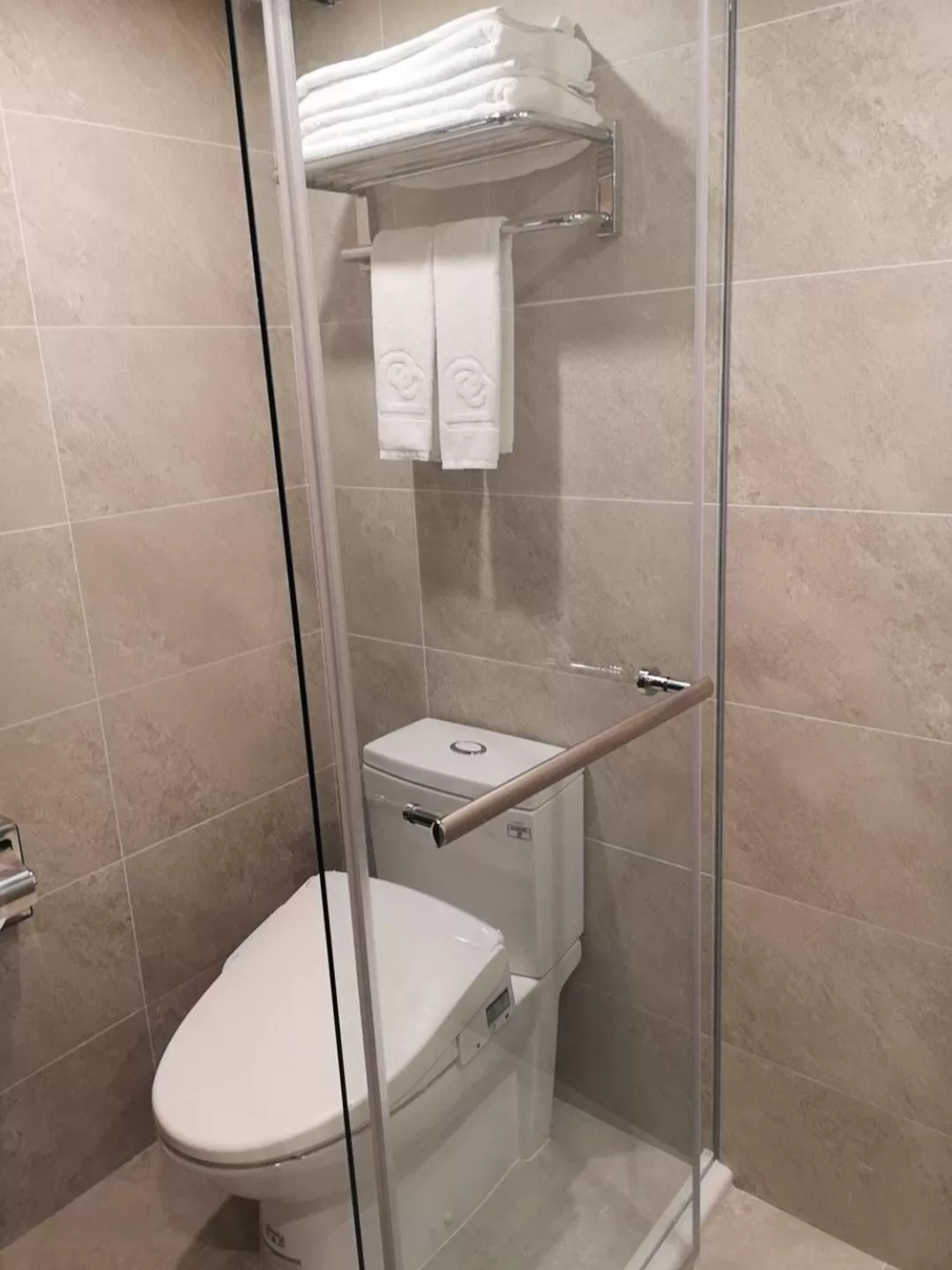 Toilet in Delight Hotel