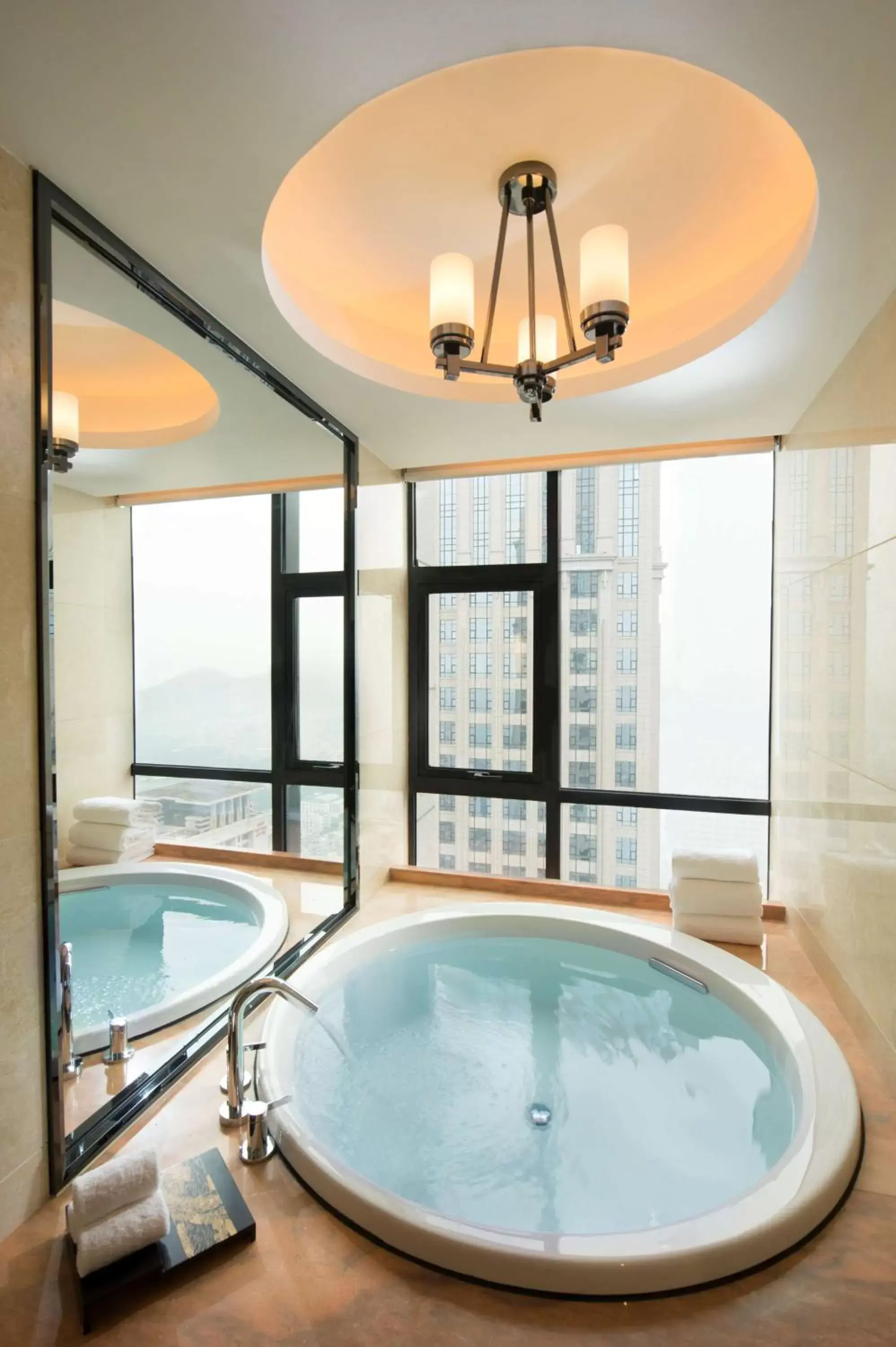 Bathroom, Swimming Pool in Hilton Zhongshan Downtown