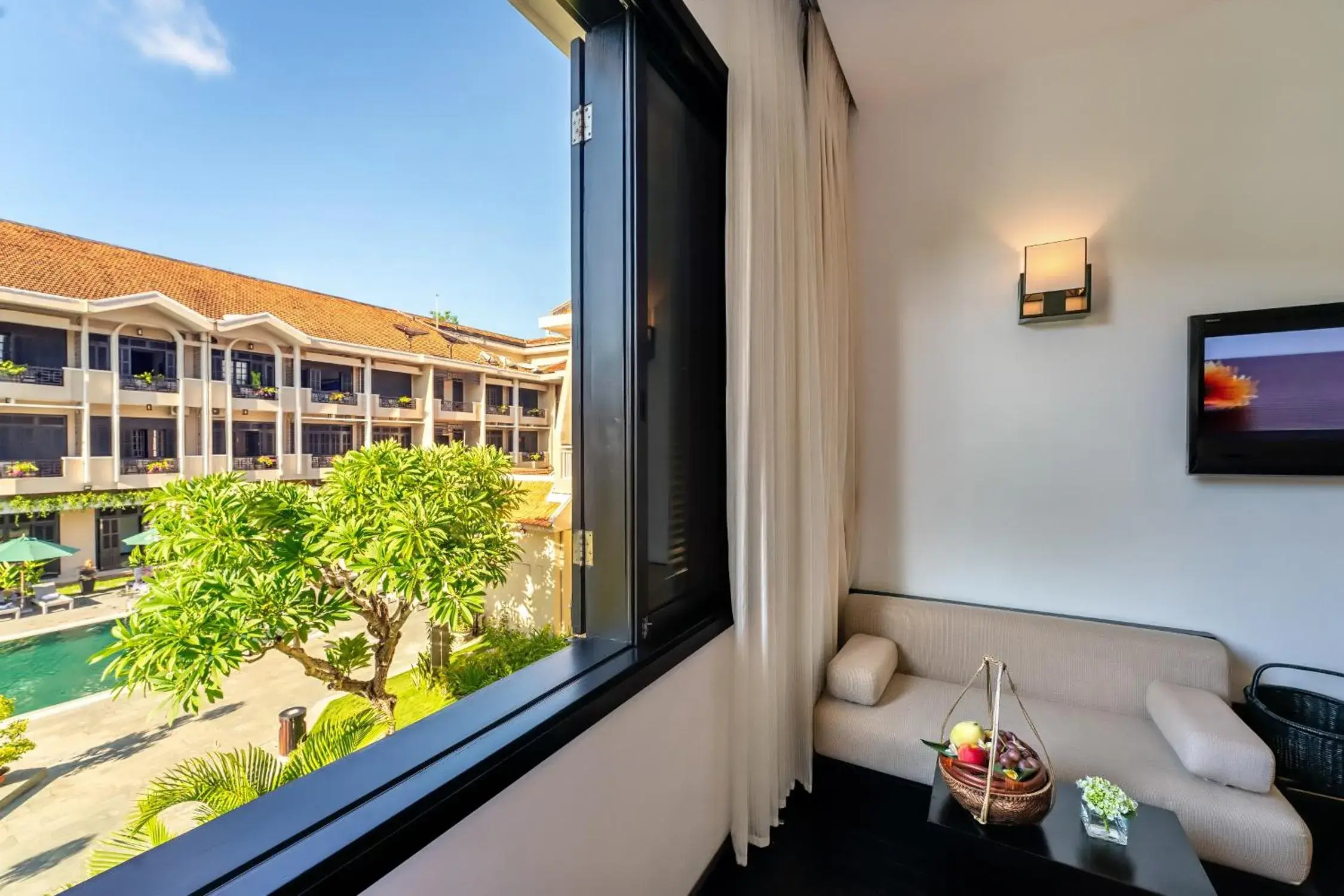 Pool view in HOI AN HISTORIC HOTEL