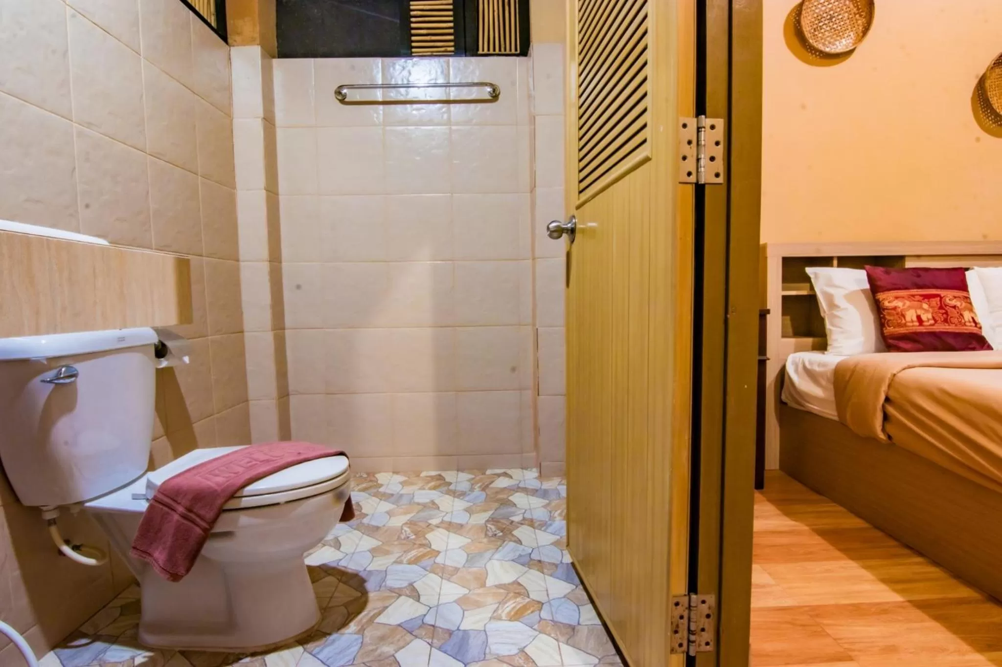 Toilet, Bed in Panisara Pool Villa Resort Huahin