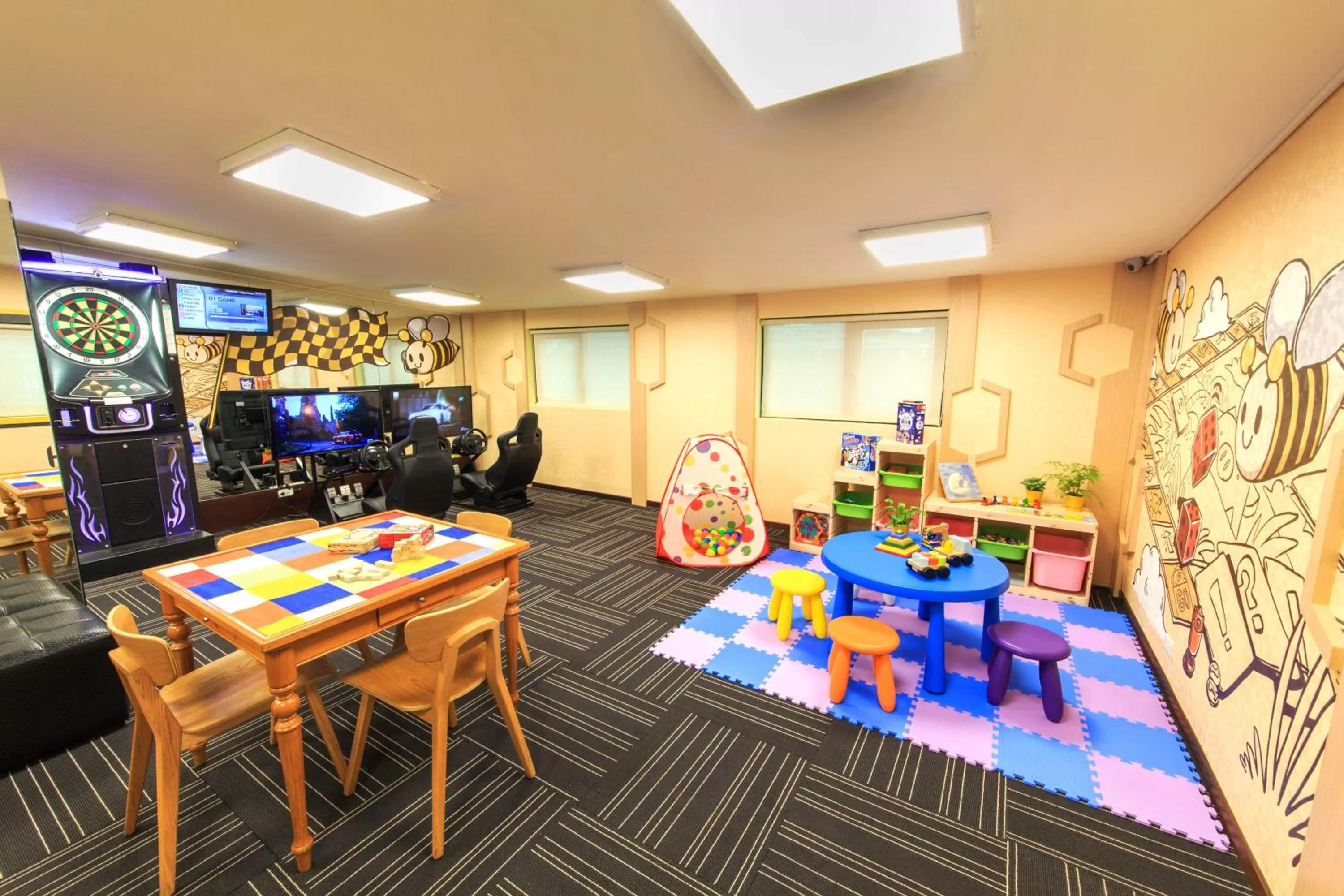 Game Room in Bee House by Cosmos Creation - Taipei Main Station